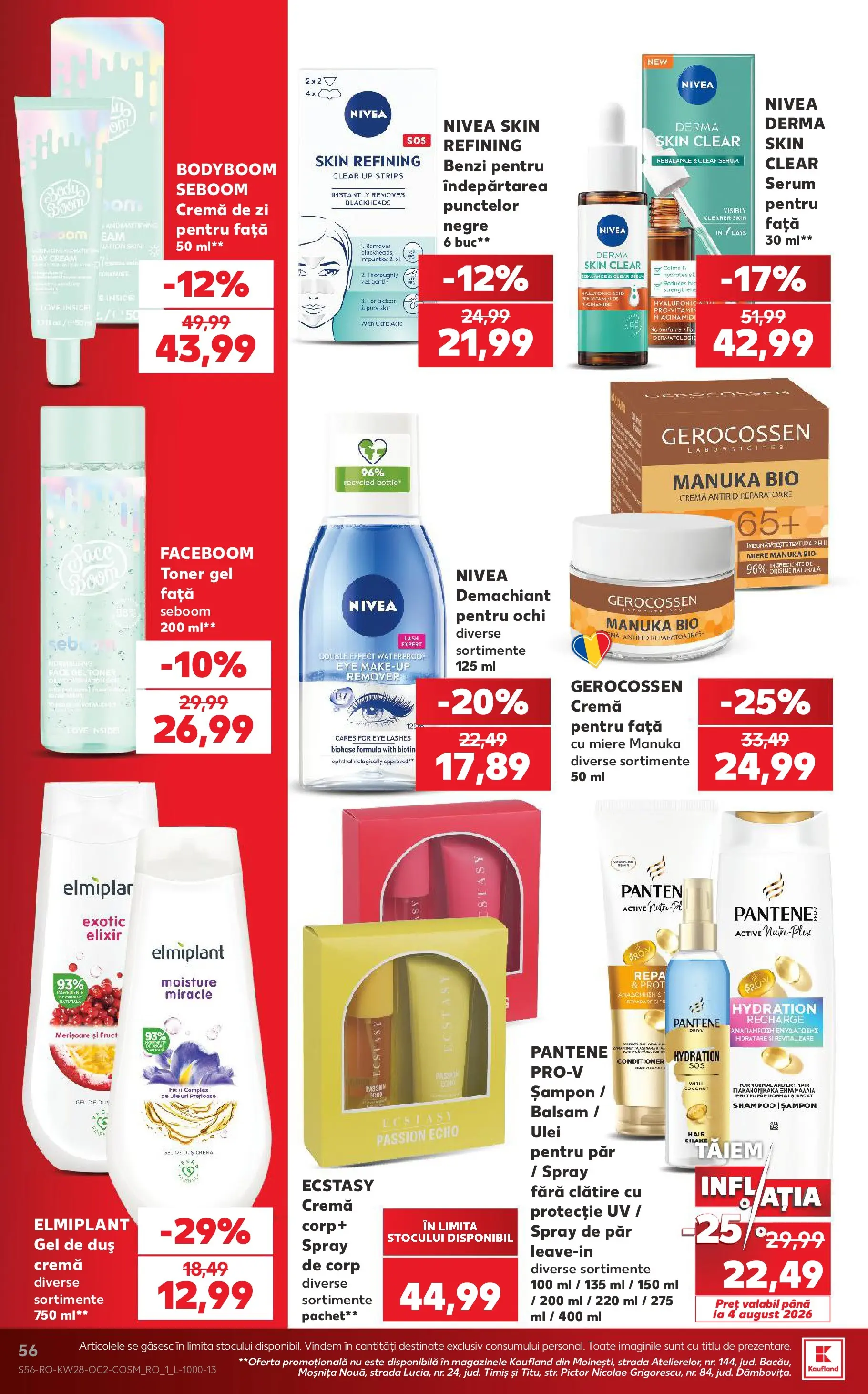 Catalog Kaufland 8 - 13 Iulie 2026 | Pagina 56 | Produse: Şerit ödül, Elixir, Duș, Șampon