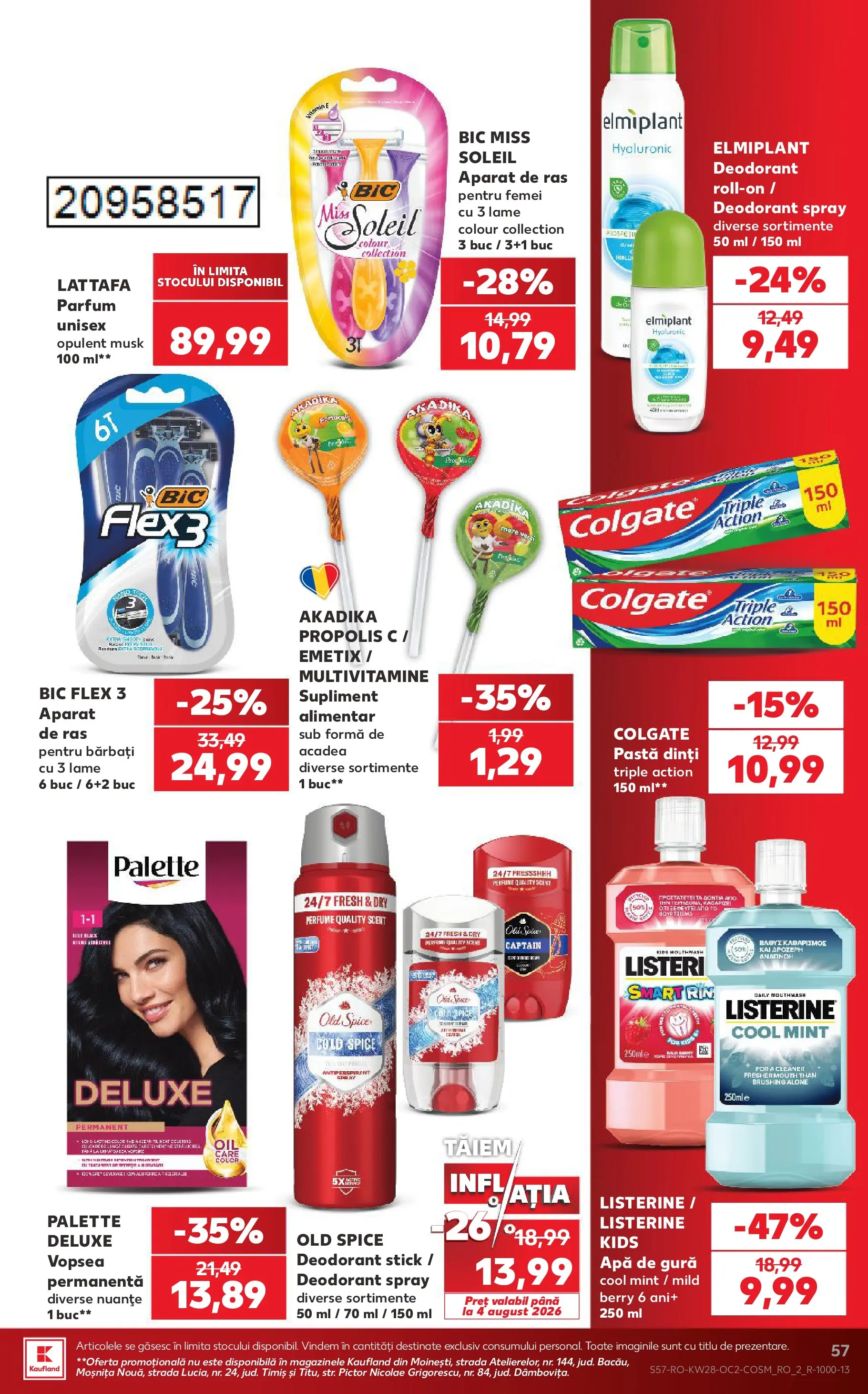 Catalog Kaufland 8 - 13 Iulie 2026 | Pagina 57 | Produse: Kısırlaştırılmış Kedi Maması, Aparat De Ras, Deodorant, Antiperspirant