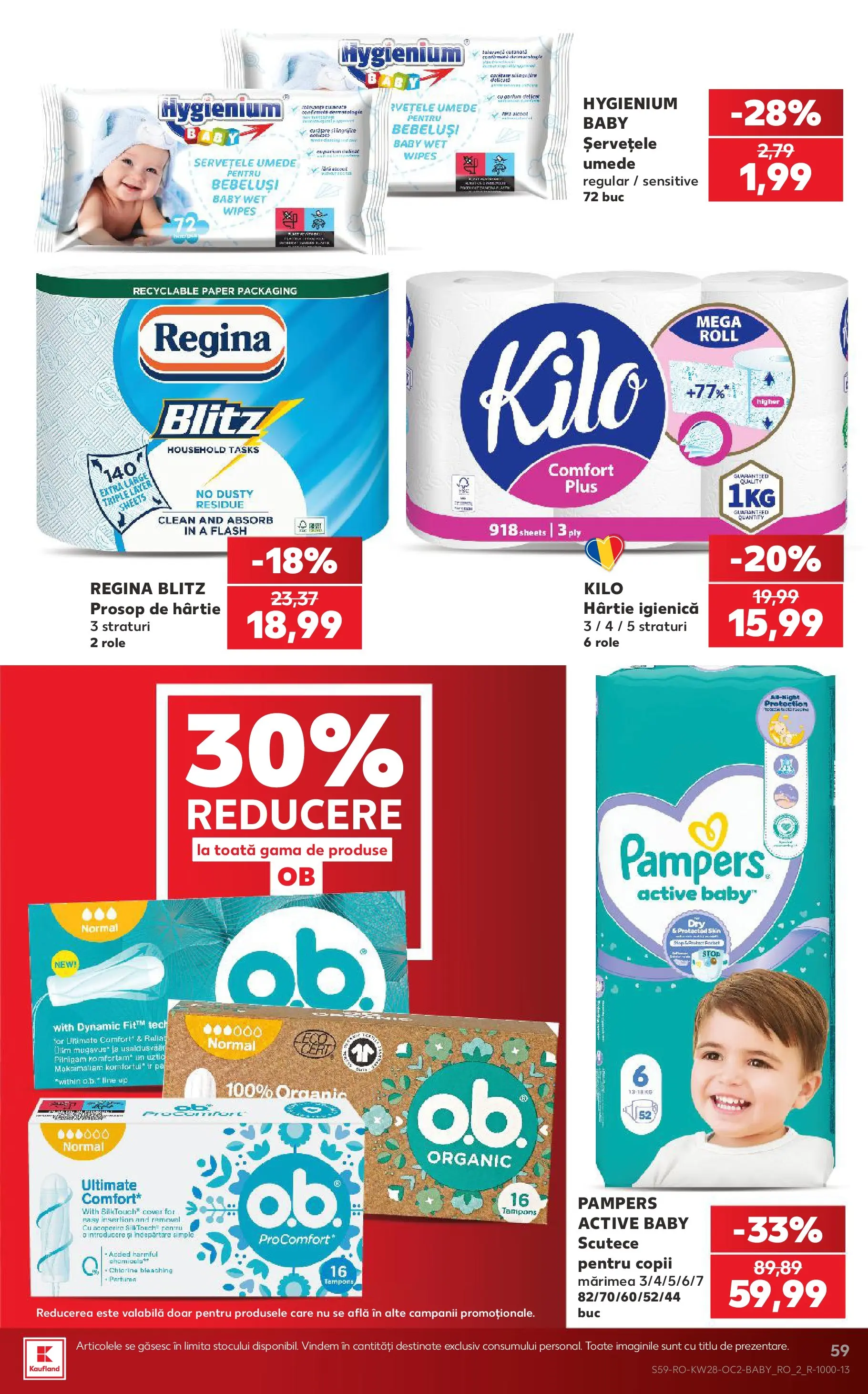 Catalog Kaufland 8 - 13 Iulie 2026 | Pagina 59 | Produse: Pomelo, Role, Șervețele umede, Scutece