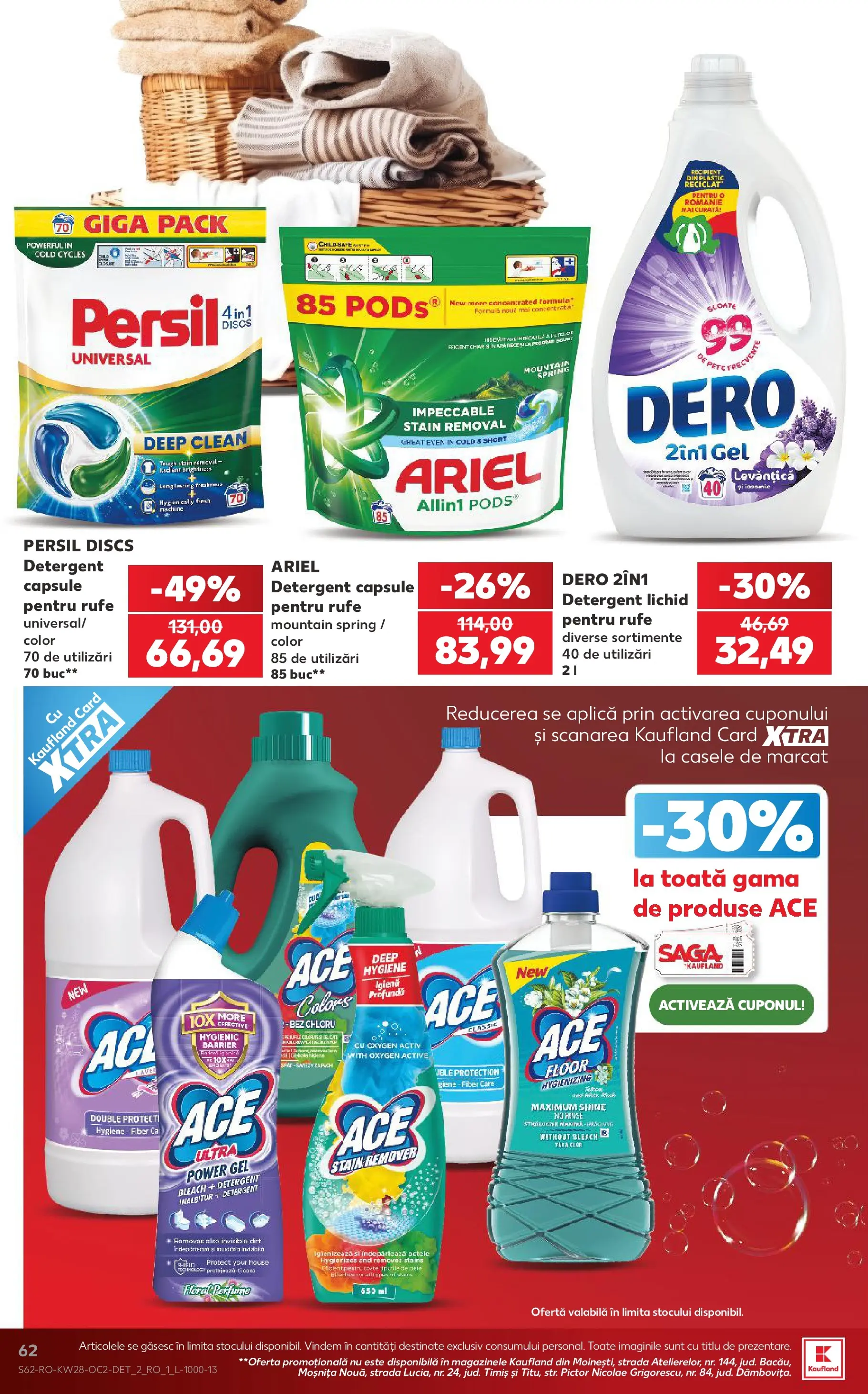 Catalog Kaufland 8 - 13 Iulie 2026 | Pagina 62 | Produse: Pomelo, Detergent