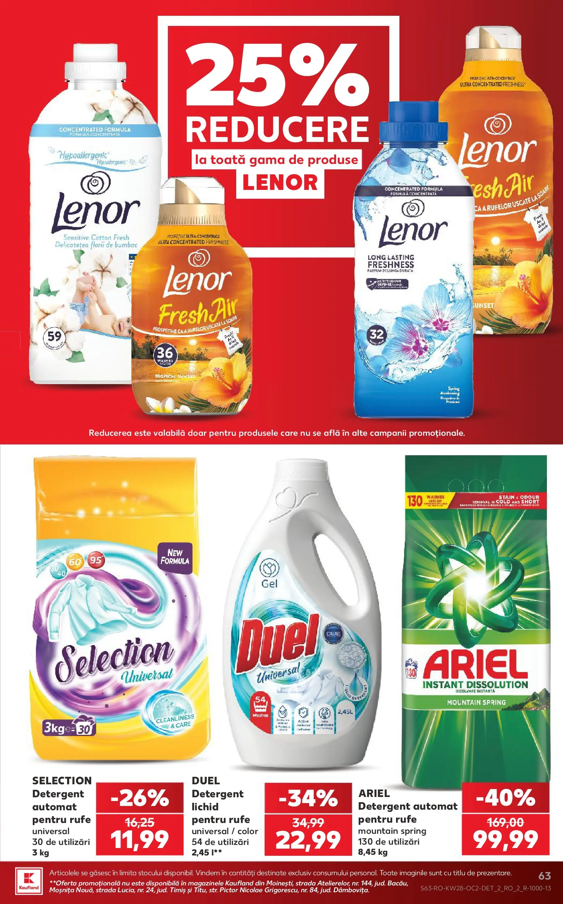 Catalog Kaufland 8 - 13 Iulie 2026 | Pagina 63 | Produse: Kedi Ödül Oyuncakları, Detergent