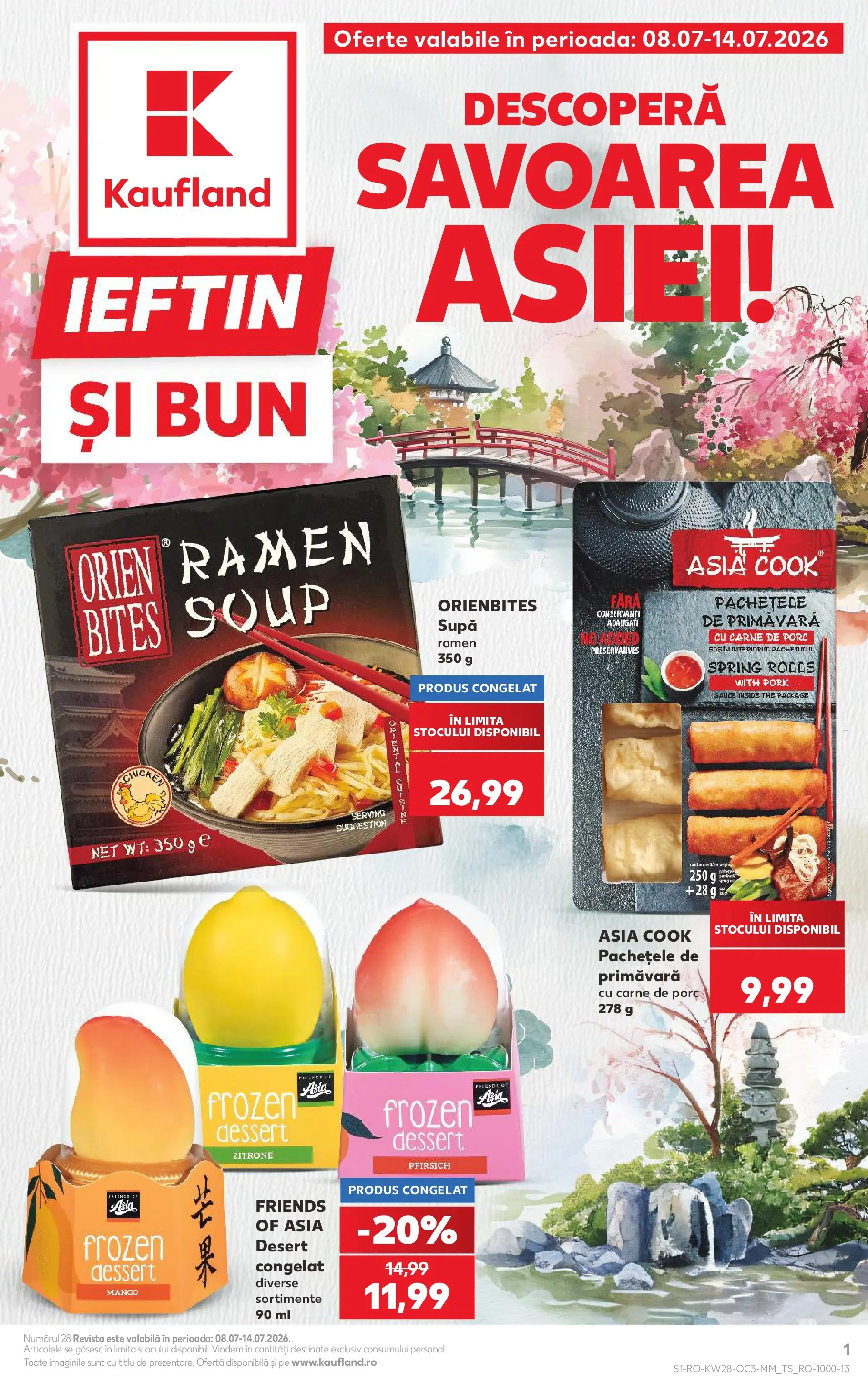 Catalog Kaufland 8 - 13 Iulie 2026 | Pagina 1 | Produse: Carne De Porc, Mango