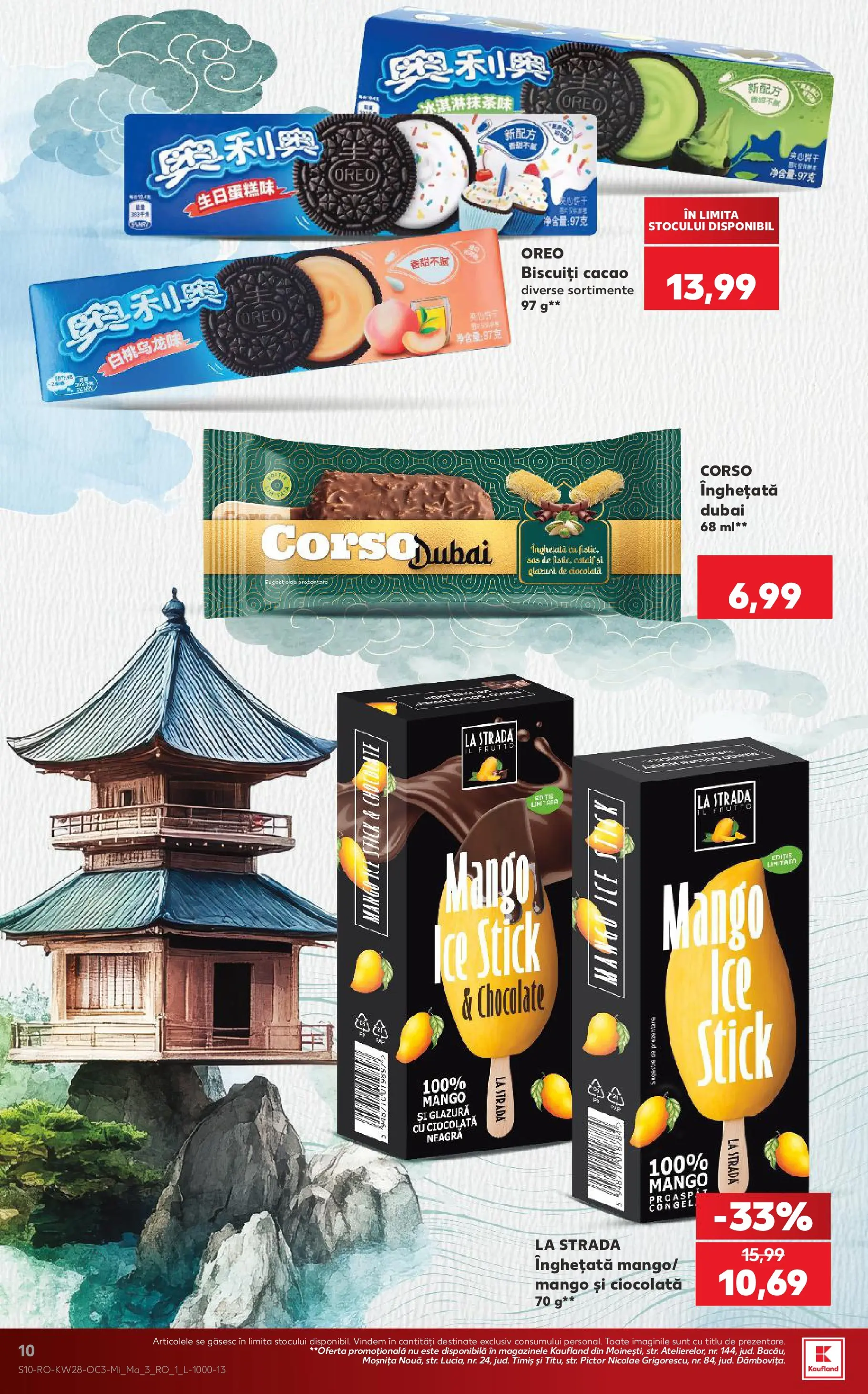 Catalog Kaufland 8 - 13 Iulie 2026 | Pagina 10 | Produse: Ciocolată, Biscuiți, Înghețată, Mango