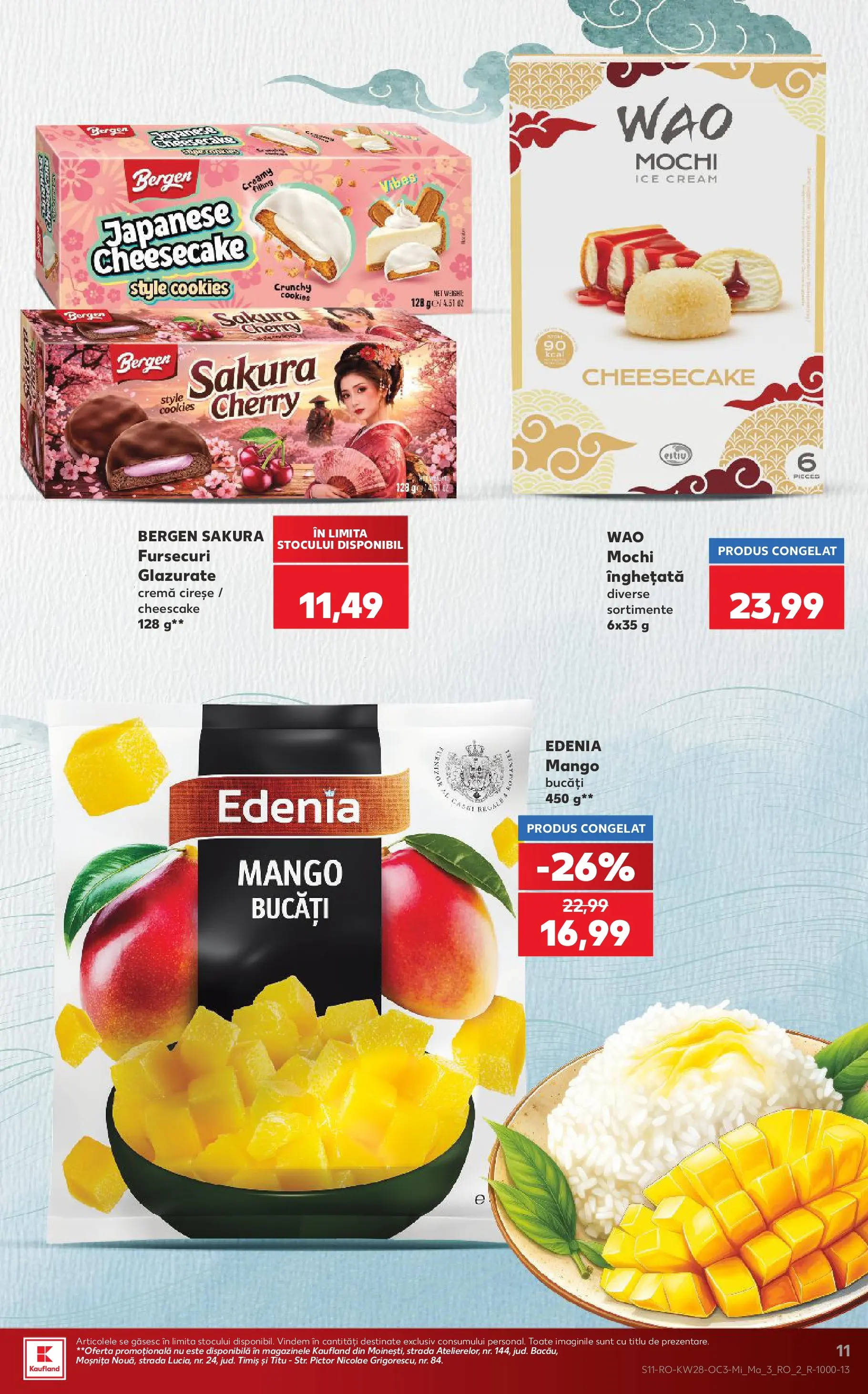 Catalog Kaufland 8 - 13 Iulie 2026 | Pagina 11 | Produse: Delgeç, Cremă, Înghețată, Mango