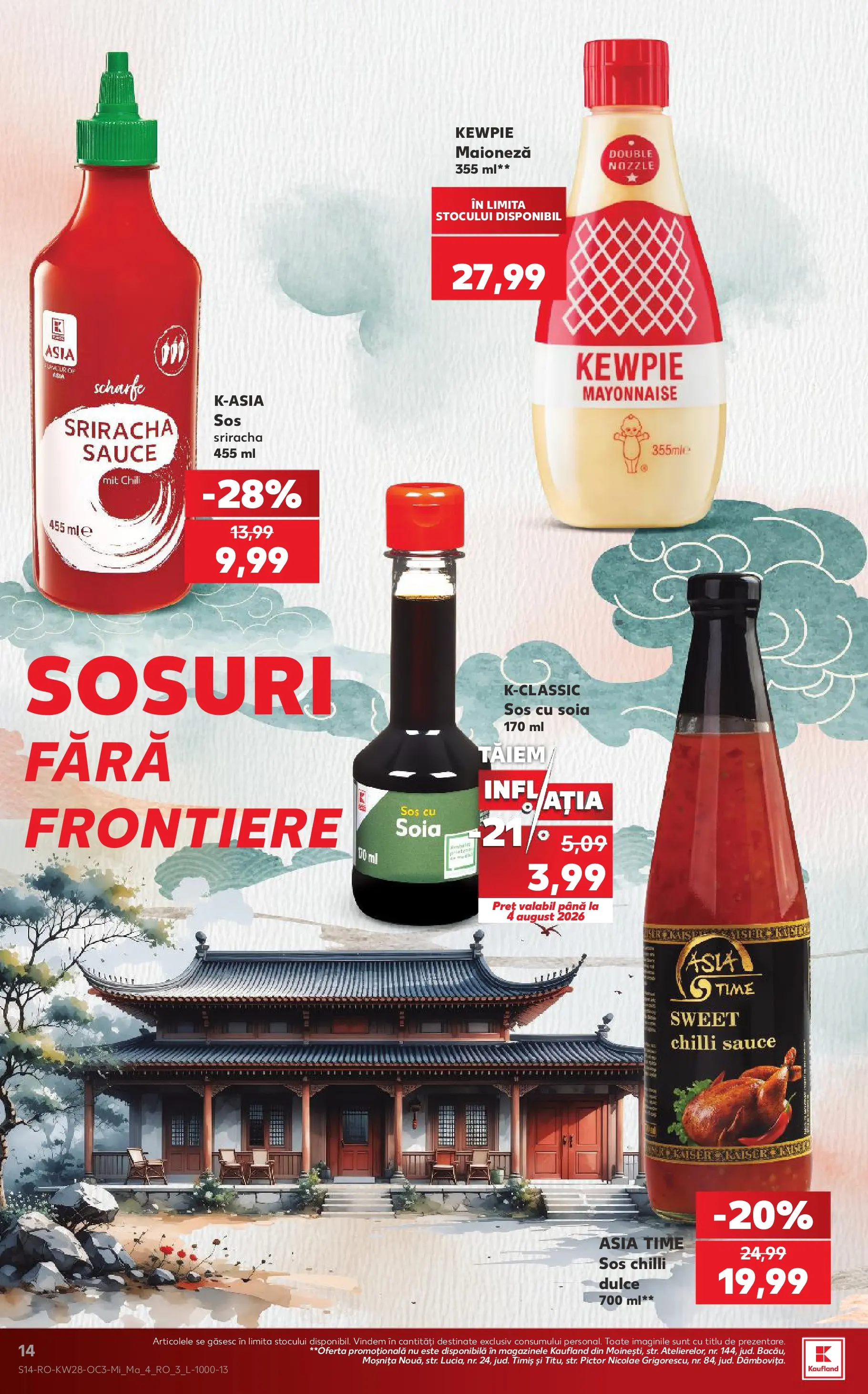 Catalog Kaufland 8 - 13 Iulie 2026 | Pagina 14 | Produse: Chilli, Maioneză, Sos