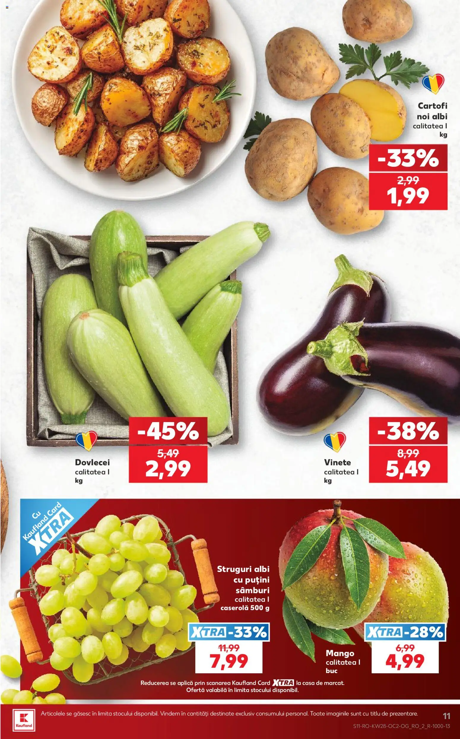 Catalog Kaufland 8 - 13 Iulie 2026 | Pagina 11 | Produse: Struguri, Cartofi, Mango