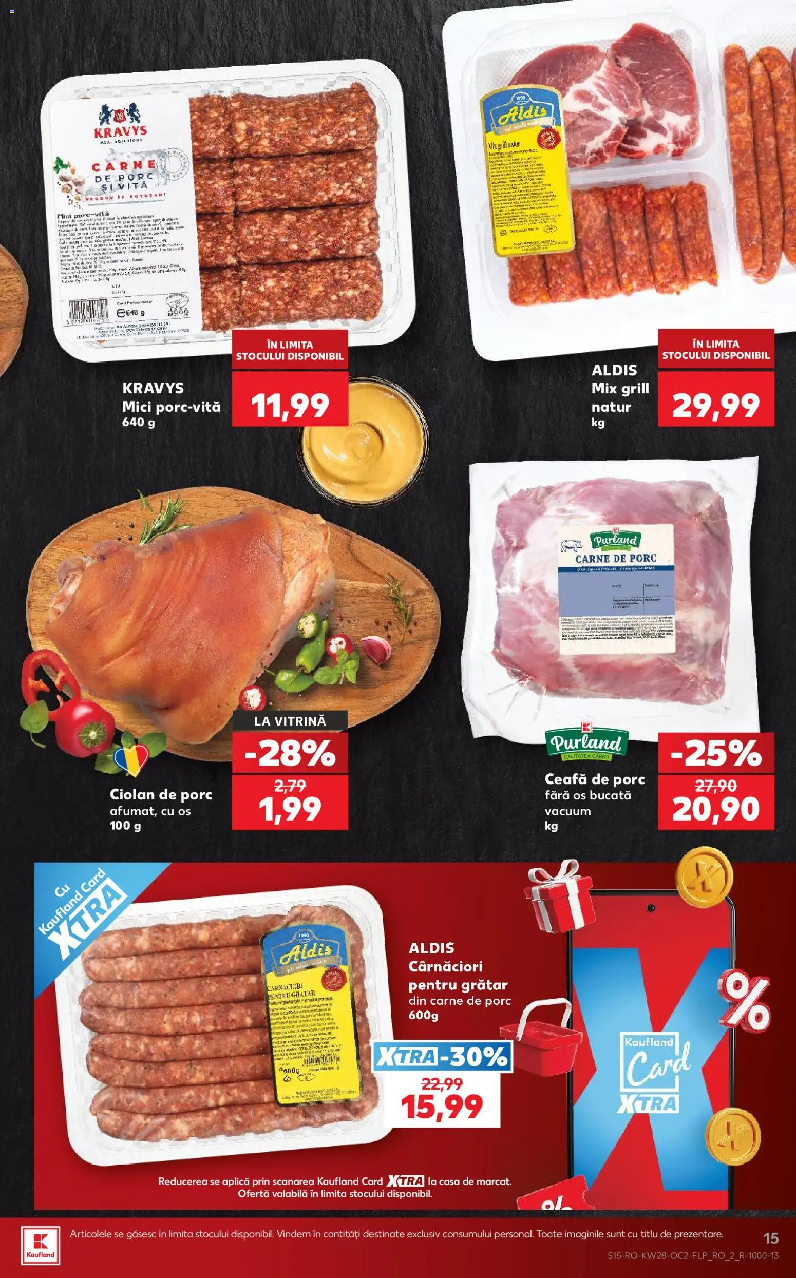 Catalog Kaufland 8 - 13 Iulie 2026 | Pagina 15 | Produse: Grill, Grătar, Vitrină, Carne De Porc