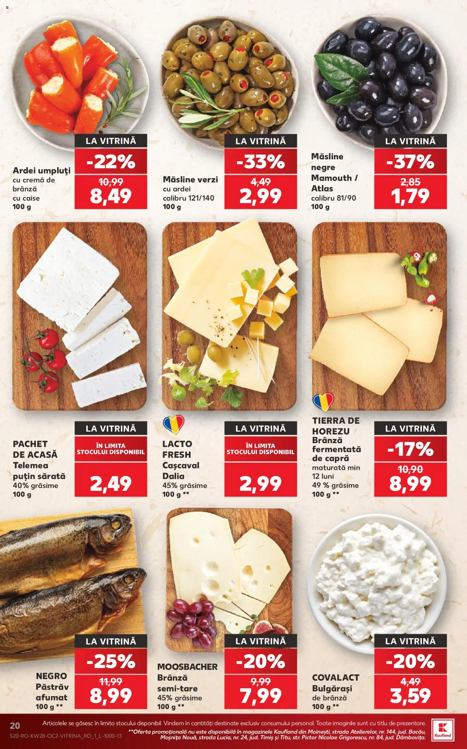 Catalog Kaufland 8 - 13 Iulie 2026 | Pagina 20 | Produse: Ardei, Cremă, Ardei umpluți, Ahtapot