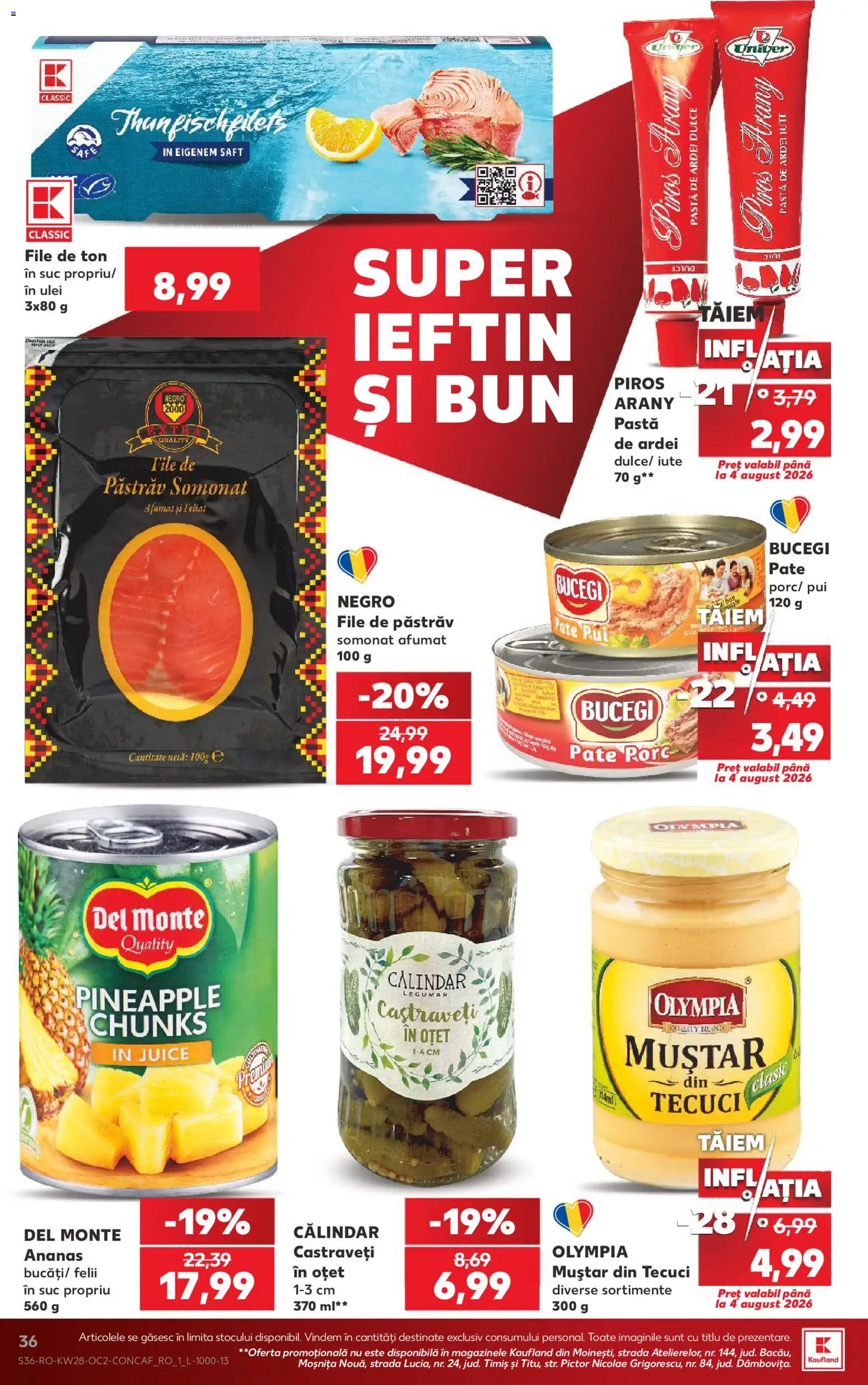 Catalog Kaufland 8 - 13 Iulie 2026 | Pagina 36 | Produse: Hacıyatmaz Kedi Oyuncağı, Pate, Ardei, Oțet