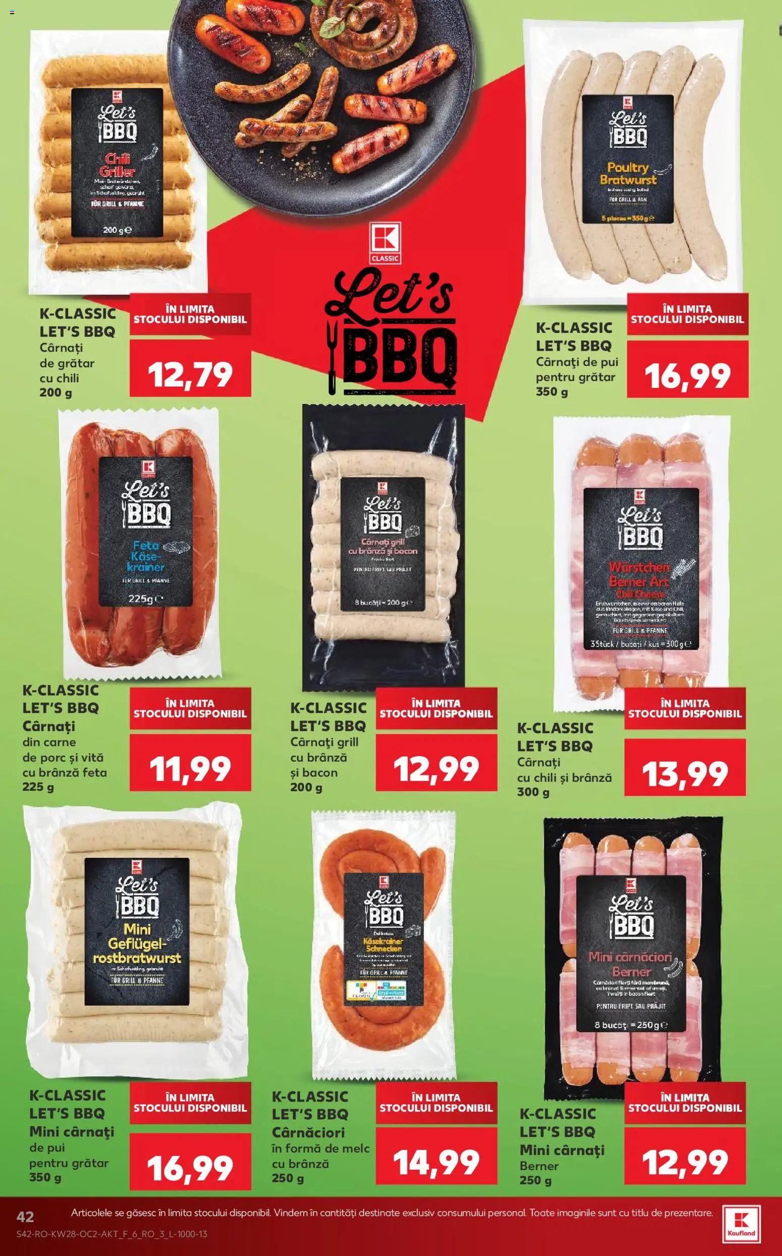 Catalog Kaufland 8 - 13 Iulie 2026 | Pagina 42 | Produse: Grătar, Hacıyatmaz Kedi Oyuncağı, Bacon, Cârnați