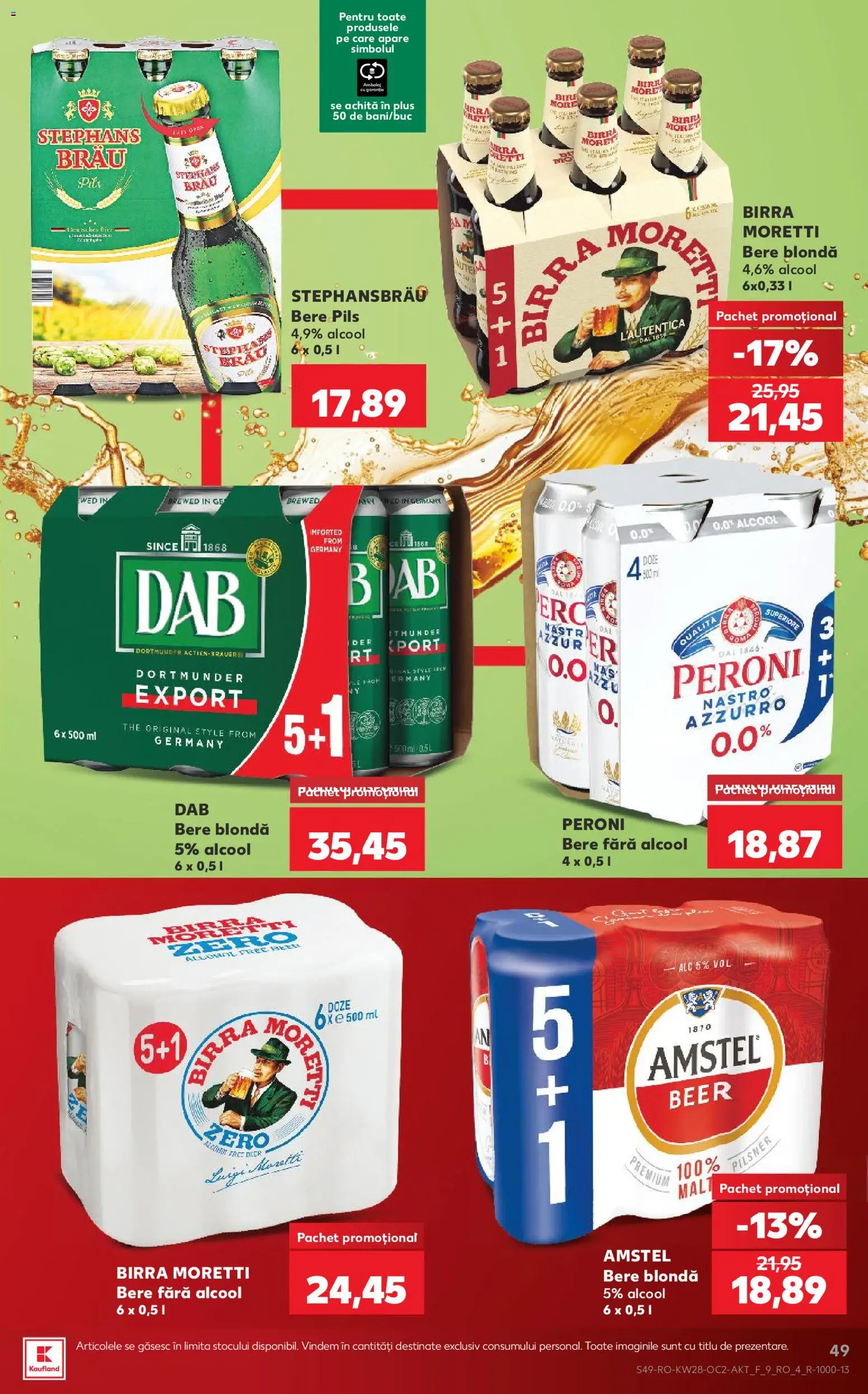 Catalog Kaufland 8 - 13 Iulie 2026 | Pagina 49 | Produse: Delgeç, Bere