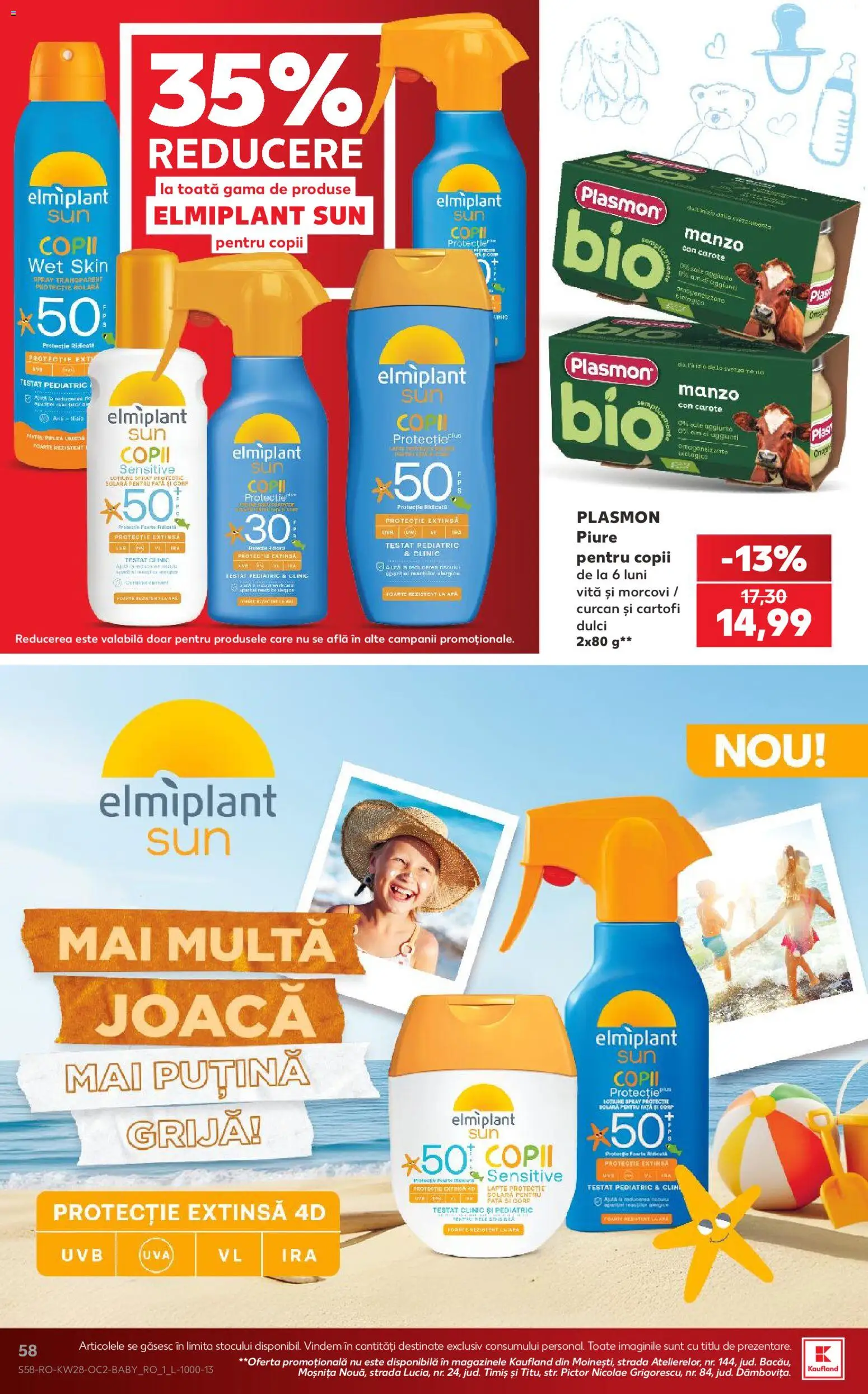 Catalog Kaufland 8 - 13 Iulie 2026 | Pagina 58 | Produse: Taneli organik hardal, Lapte, Morcovi, Apă