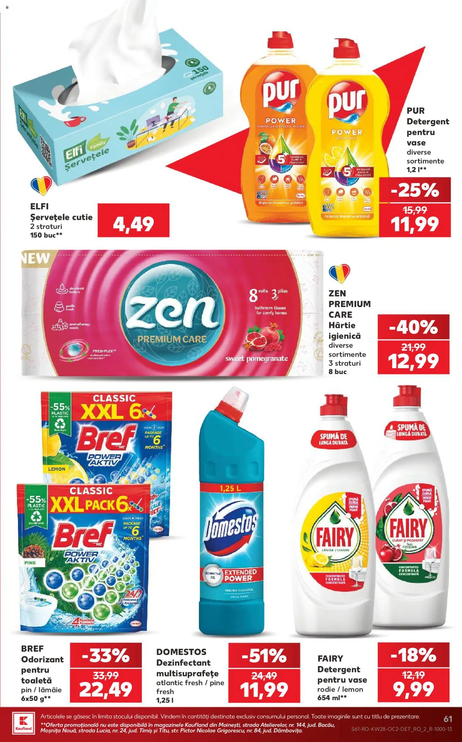 Catalog Kaufland 8 - 13 Iulie 2026 | Pagina 61 | Produse: Cutie, Toaletă, Detergent, Lămâie