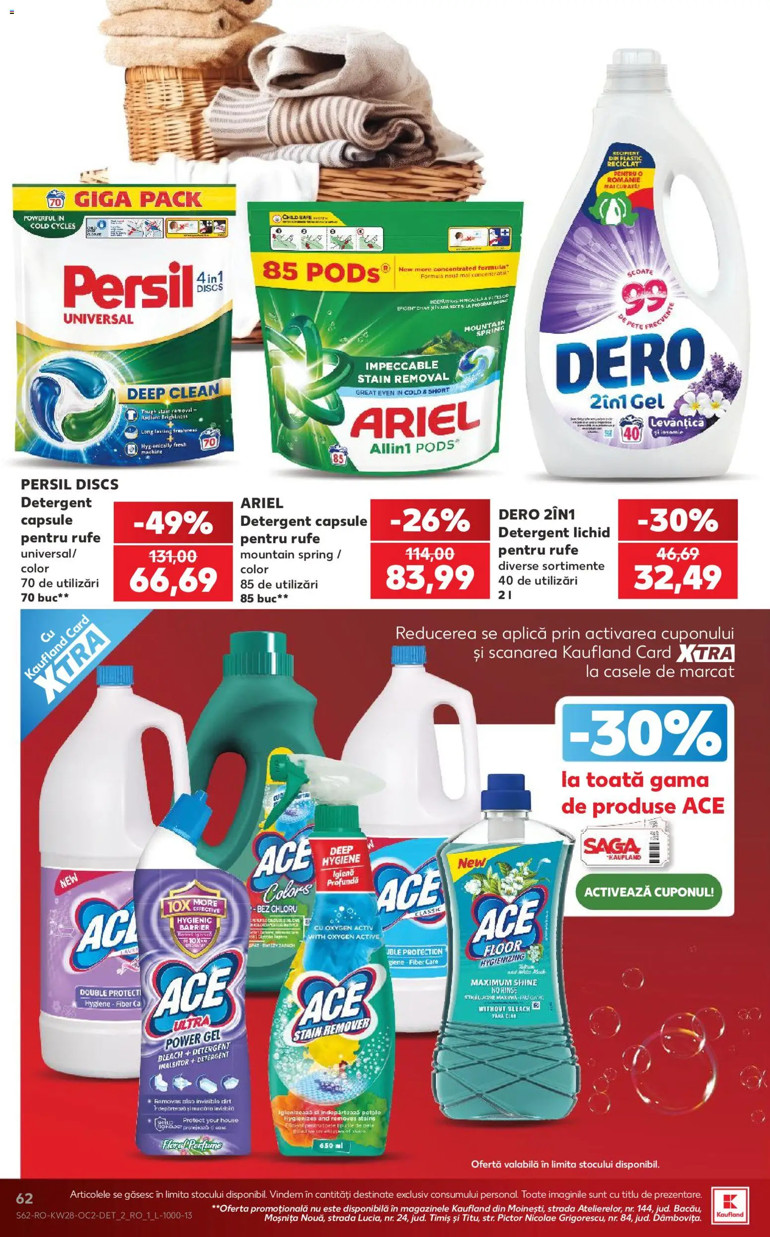 Catalog Kaufland 8 - 13 Iulie 2026 | Pagina 62 | Produse: Pomelo, Detergent