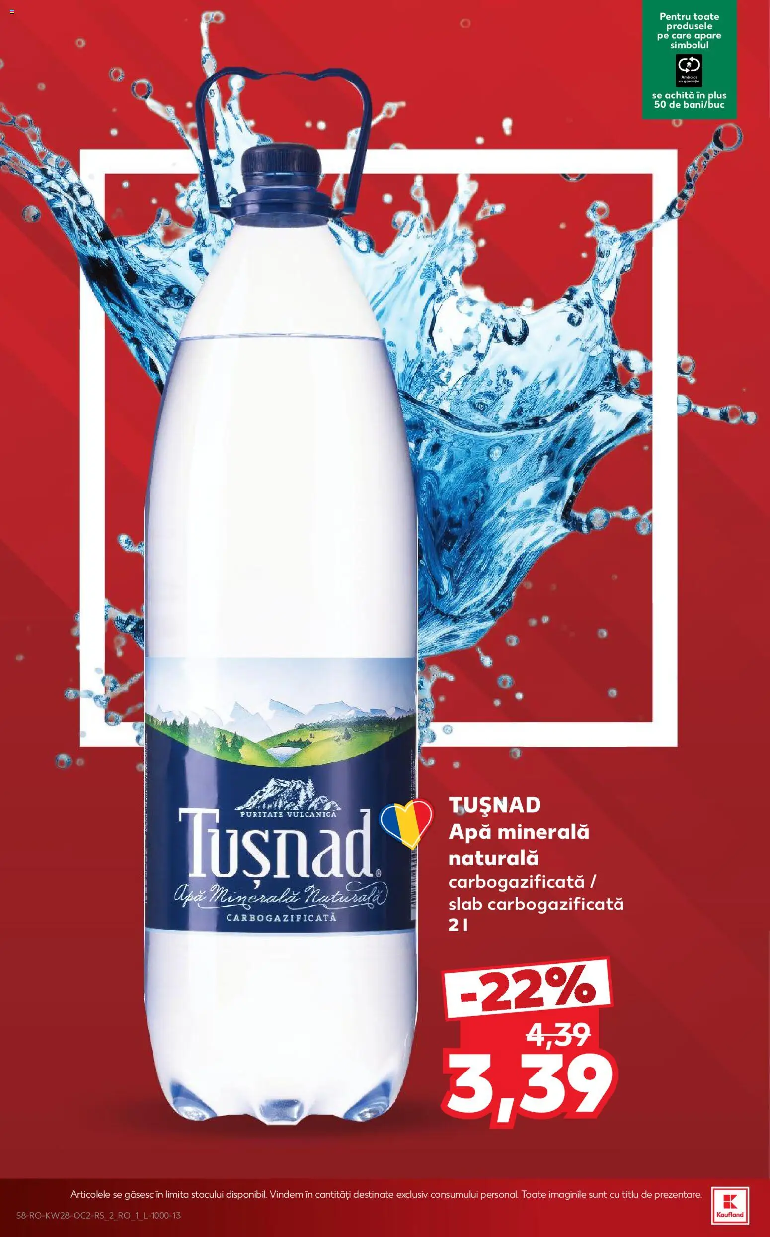 Catalog Kaufland 8 - 13 Iulie 2026 | Pagina 8 | Produse: Yazı tahtası kalemi, Apă