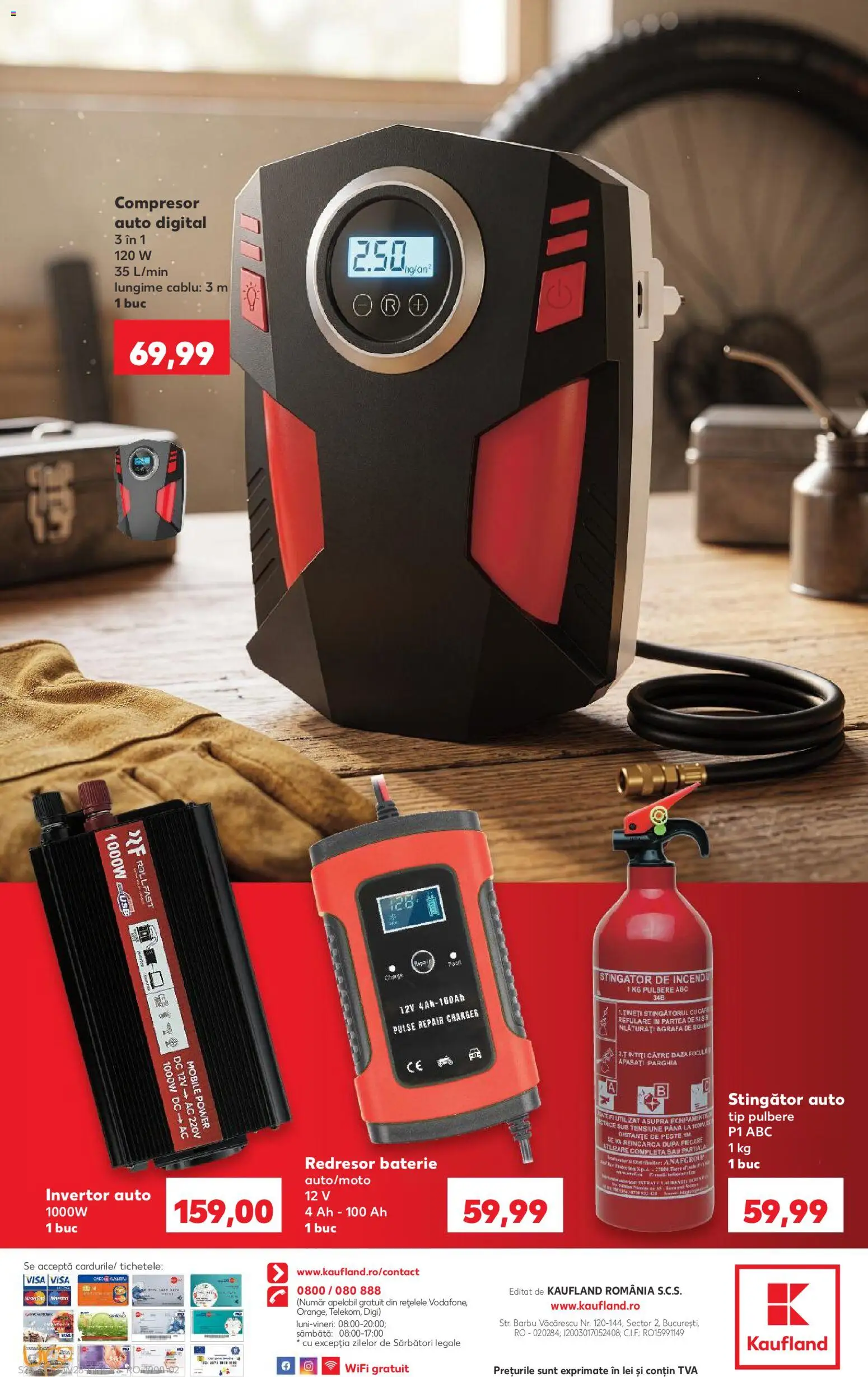 Catalog Kaufland 8 - 13 Iulie 2026 | Pagina 26 | Produse: Cablu, Baterie, Pește