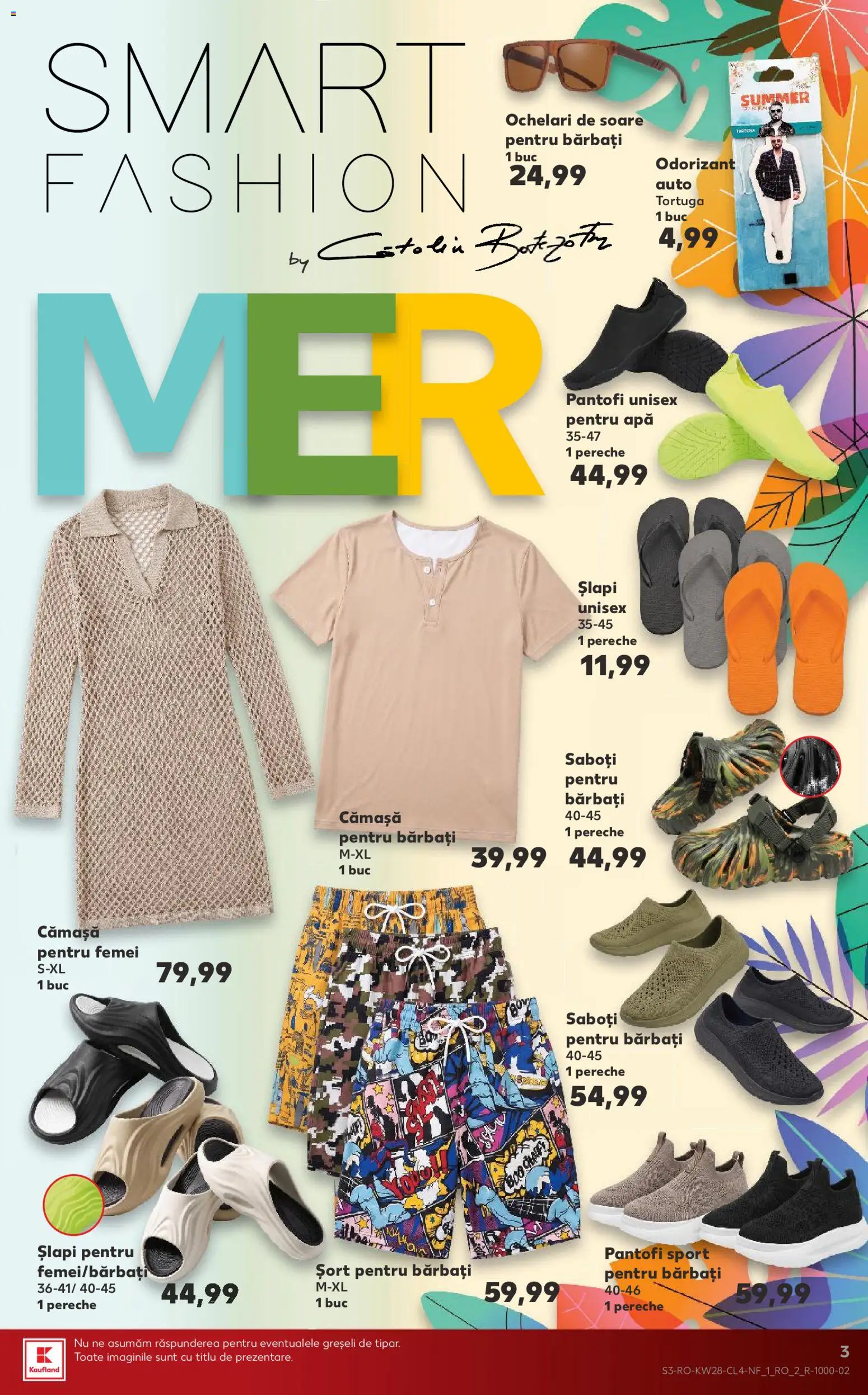 Catalog Kaufland 8 - 13 Iulie 2026 | Pagina 3 | Produse: Ochelari, Șort, Pantofi, Apă