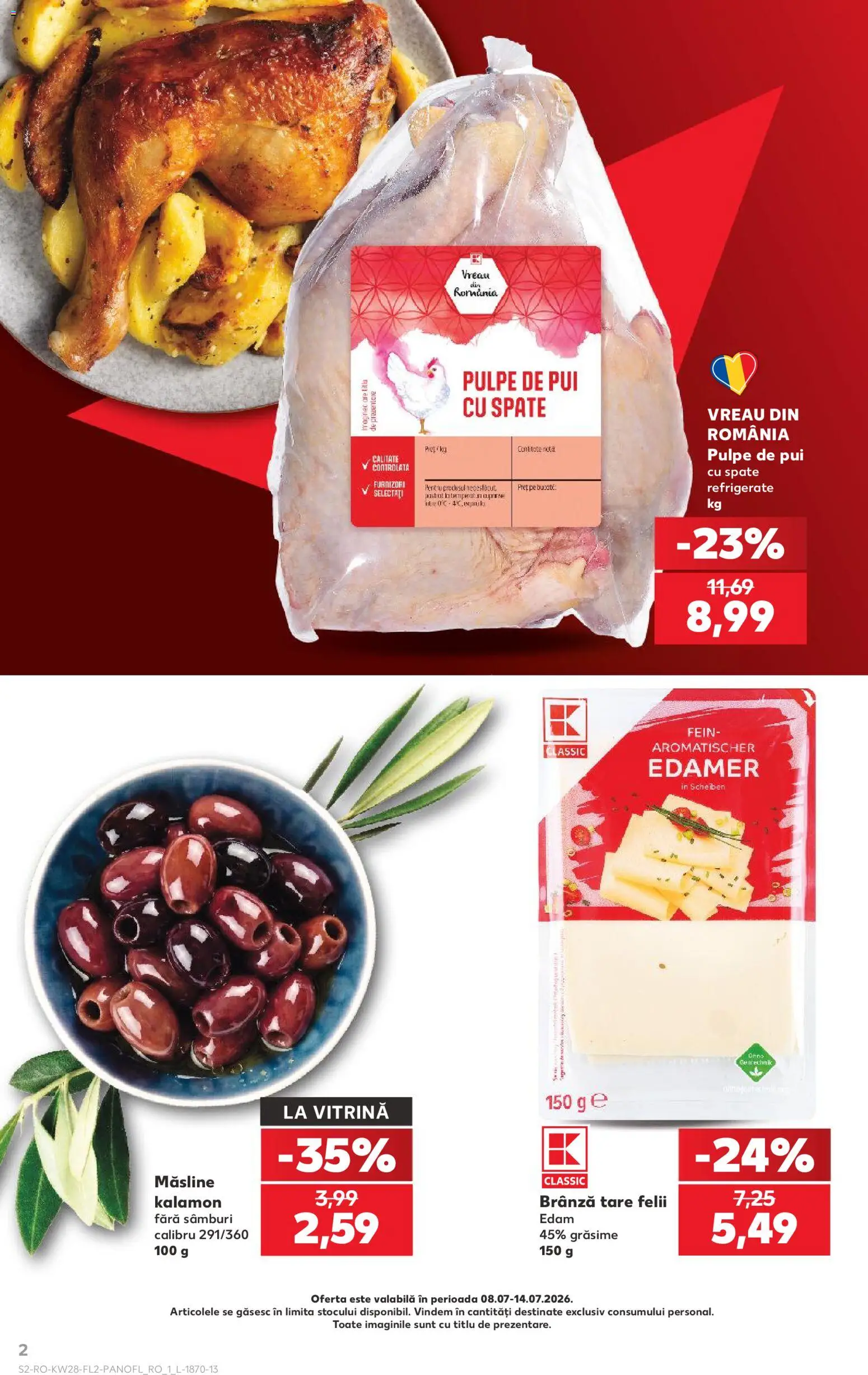 Catalog Kaufland 8 - 13 Iulie 2026 | Pagina 2 | Produse: Hacıyatmaz Kedi Oyuncağı, Vitrină, Măsline, Brânză