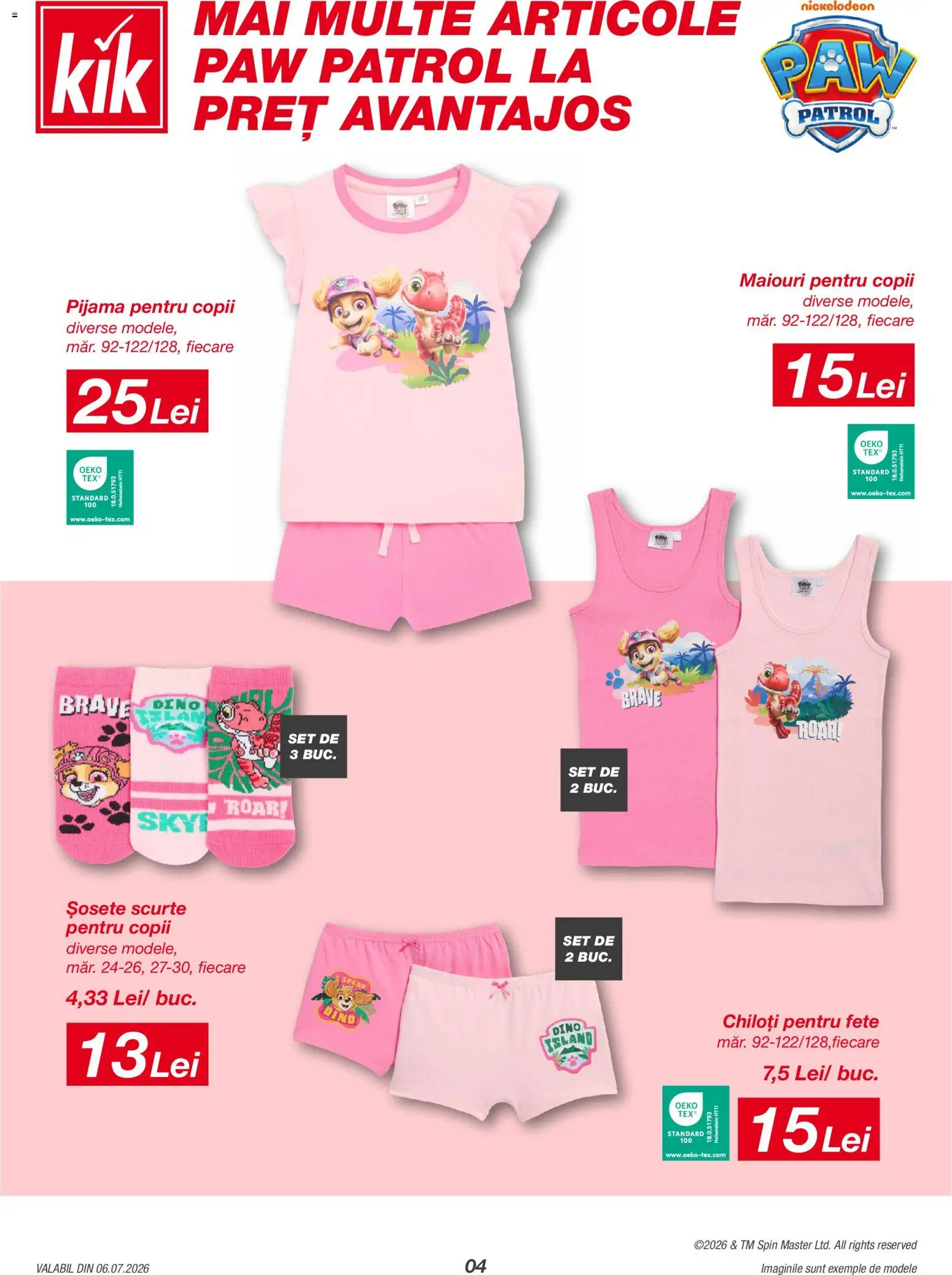 Catalog Kik 6 - 25 Iulie 2026 | Pagina 4 | Produse: Chiloți, Șosete