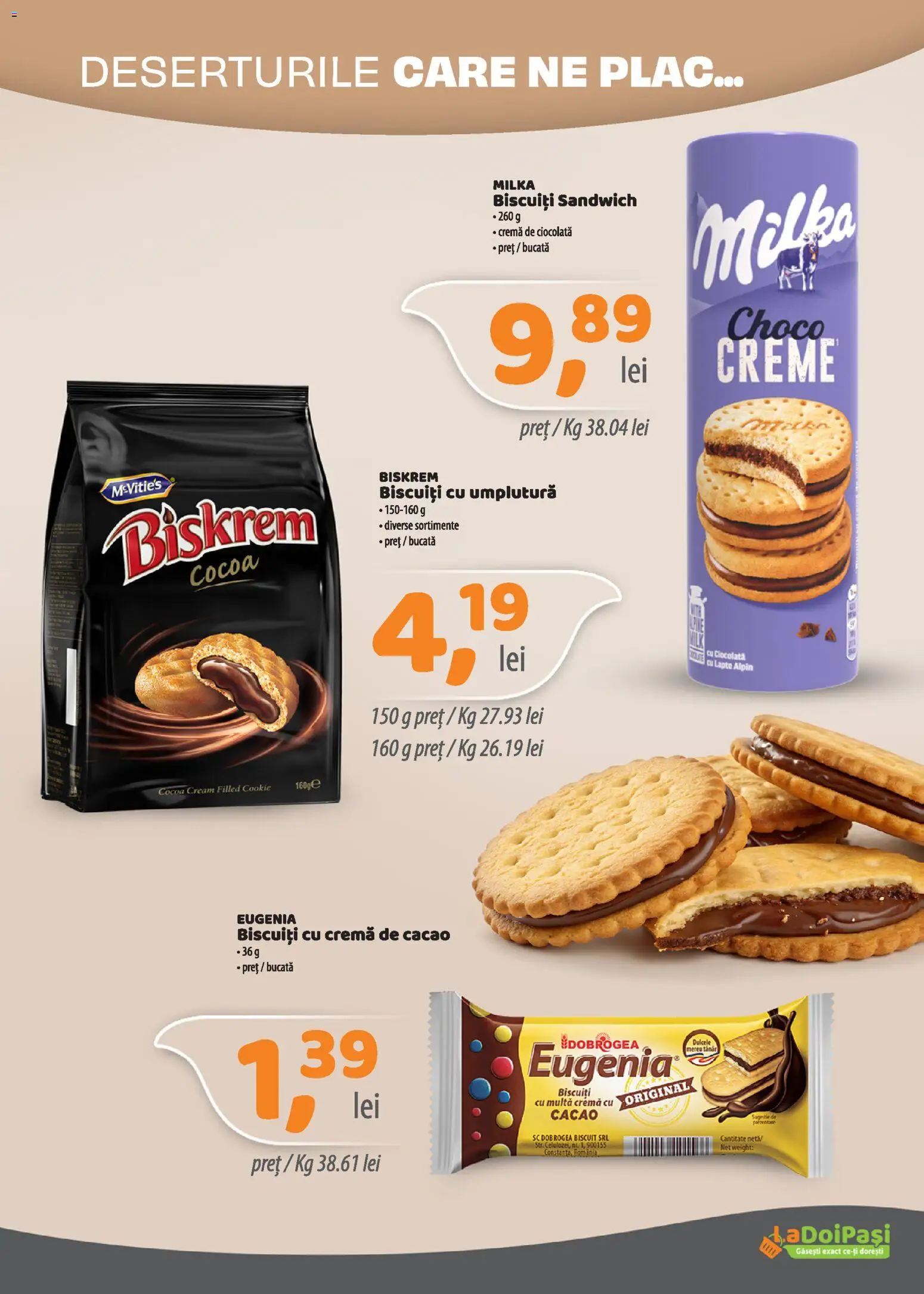 Catalog LaDoiPași 1 - 14 Iulie 2026 | Pagina 6 | Produse: Lapte, Cremă, Ciocolată, Cacao