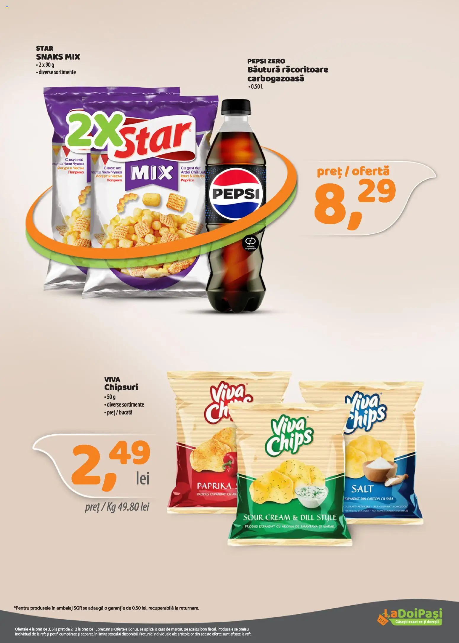 Catalog LaDoiPași 1 - 14 Iulie 2026 | Pagina 9 | Produse: Mărar, Chipsuri, Smântână, Sare