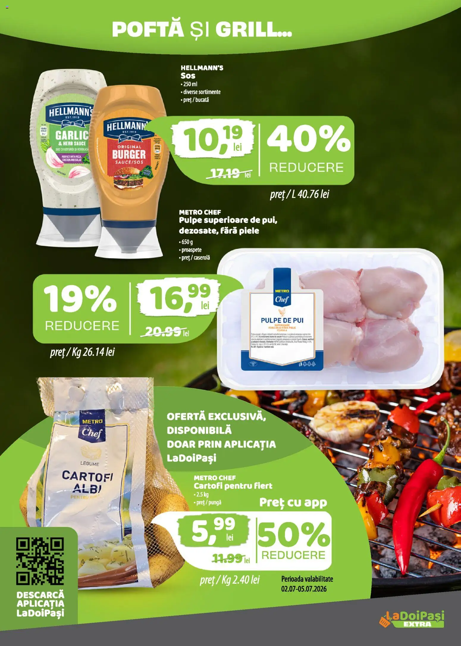 Catalog LaDoiPași 1 - 14 Iulie 2026 | Pagina 2 | Produse: Pungă, Grill, Legume, Verdeață