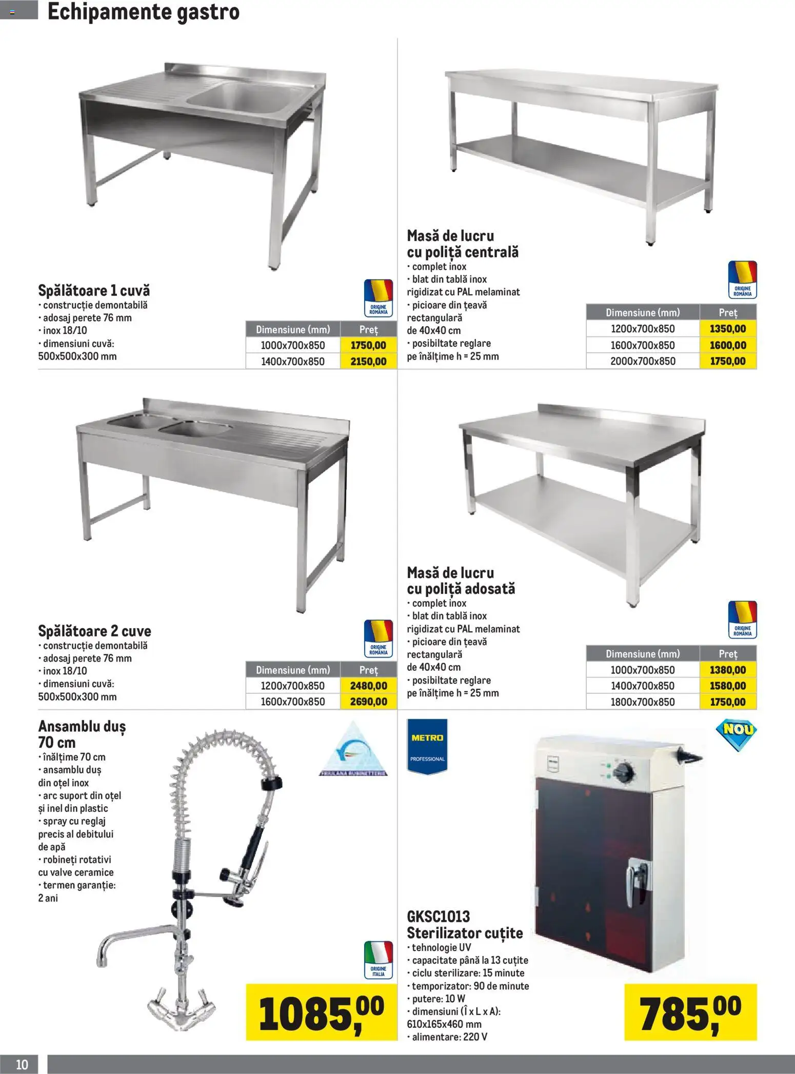 Catalog METRO 1 Iulie - 29 Septembrie 2026 | Pagina 10 | Produse: Inel, Masă, Duș, Apă
