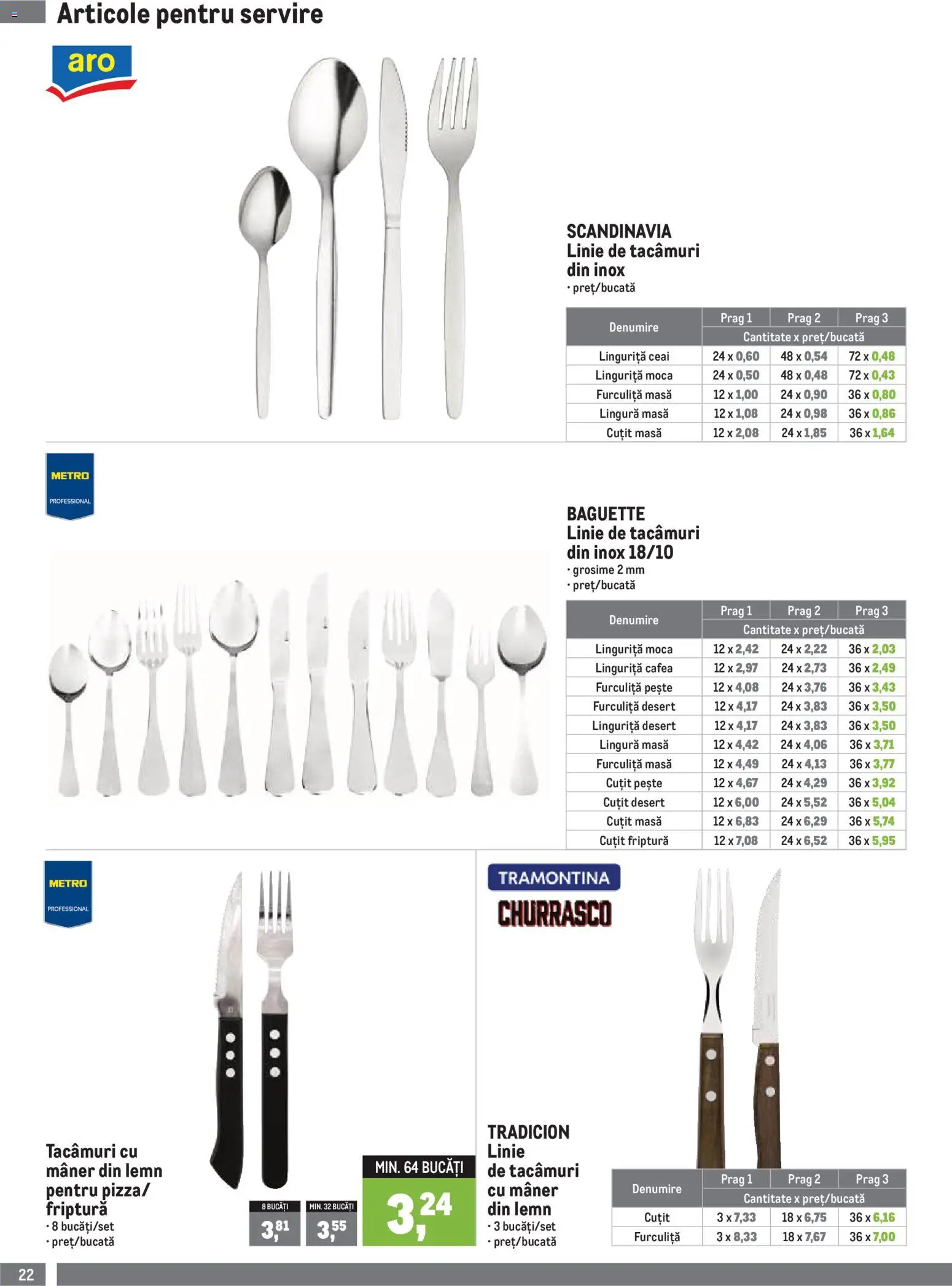 Catalog METRO 1 Iulie - 29 Septembrie 2026 | Pagina 22 | Produse: Cuțit, Cafea, Pește, Ceai