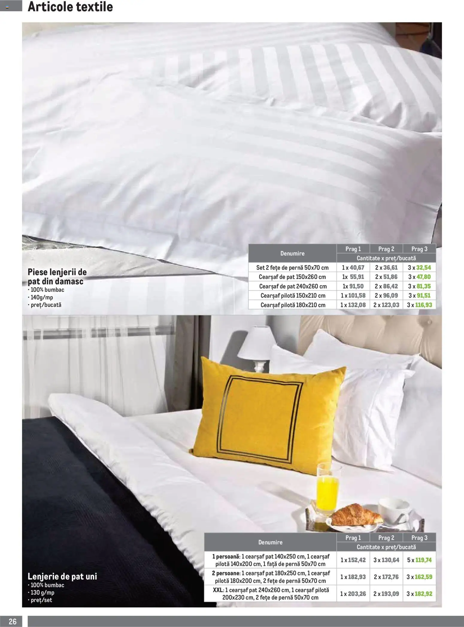 Catalog METRO 1 Iulie - 29 Septembrie 2026 | Pagina 26 | Produse: Pat, Lenjerie de pat, Pernă, Față de pernă