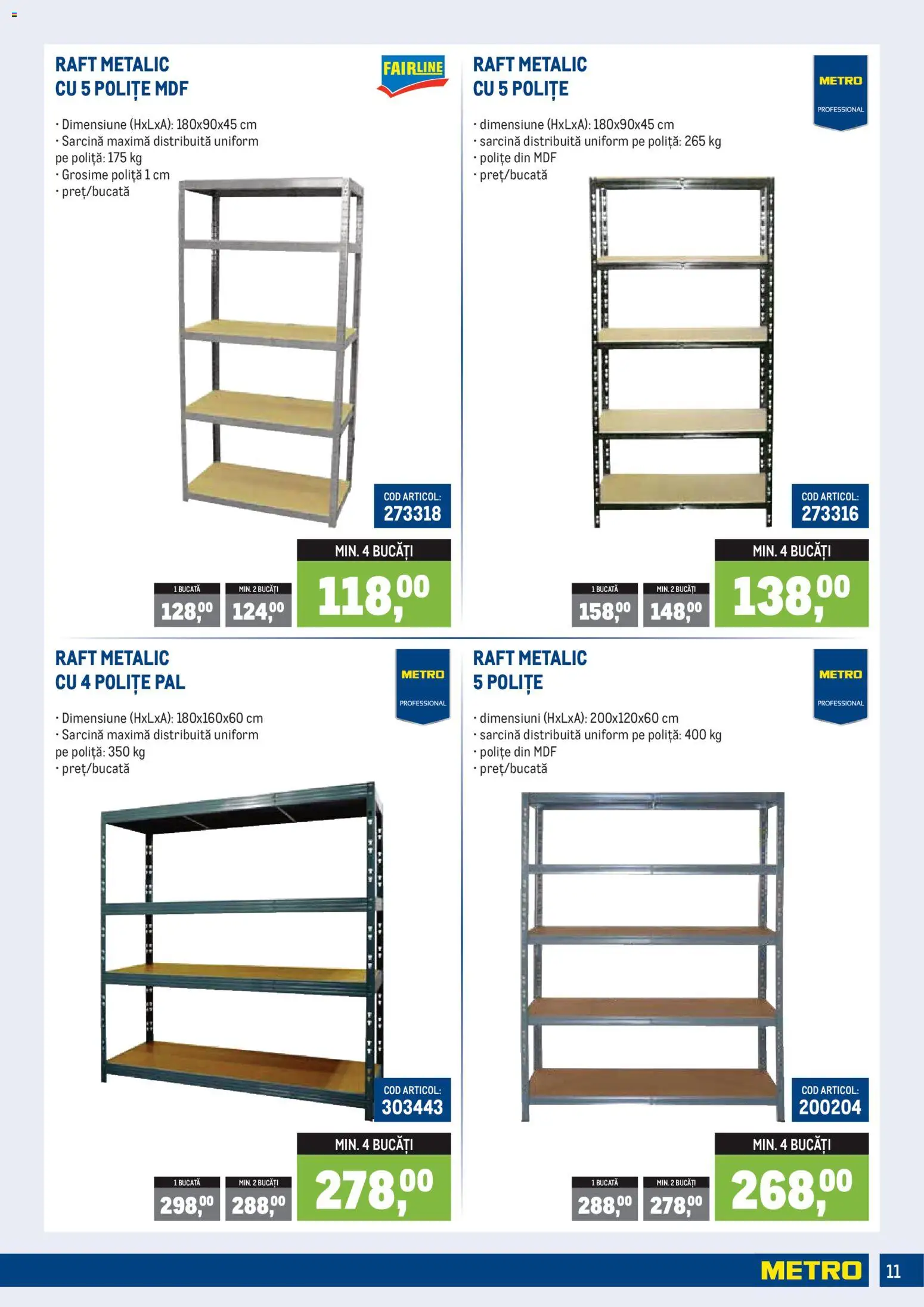 Catalog METRO 1 Iulie - 29 Septembrie 2026 | Pagina 11 | Produse: Raft