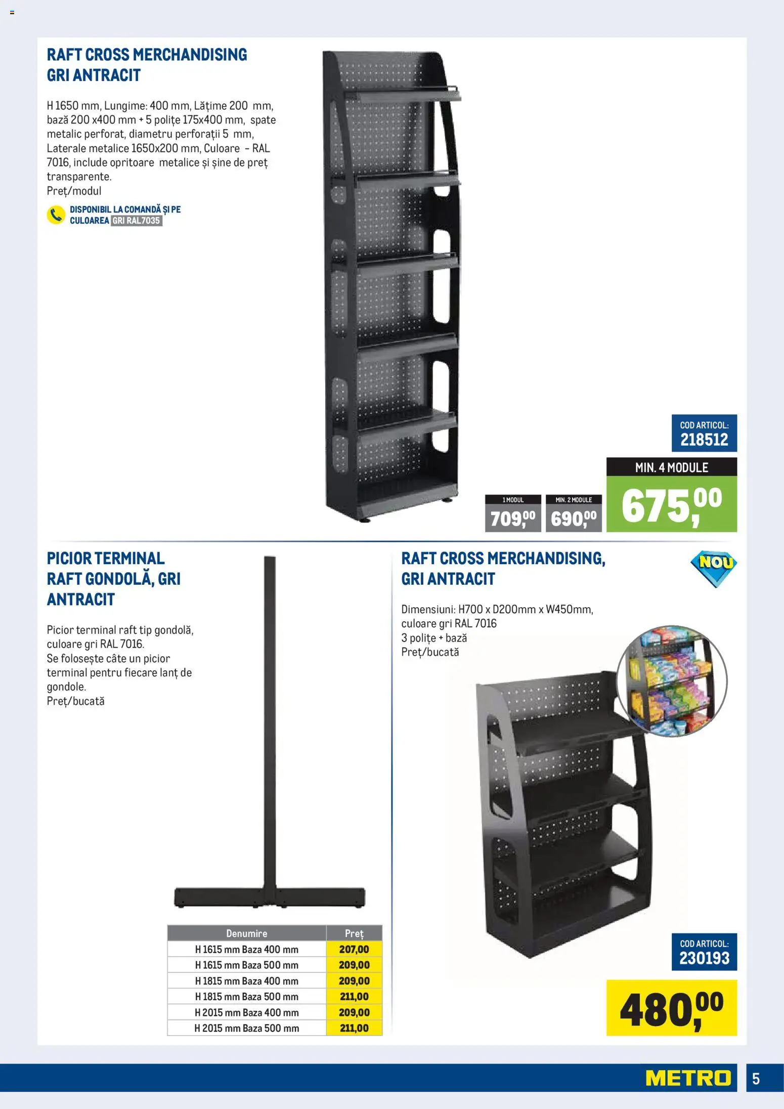 Catalog METRO 1 Iulie - 29 Septembrie 2026 | Pagina 5 | Produse: Raft