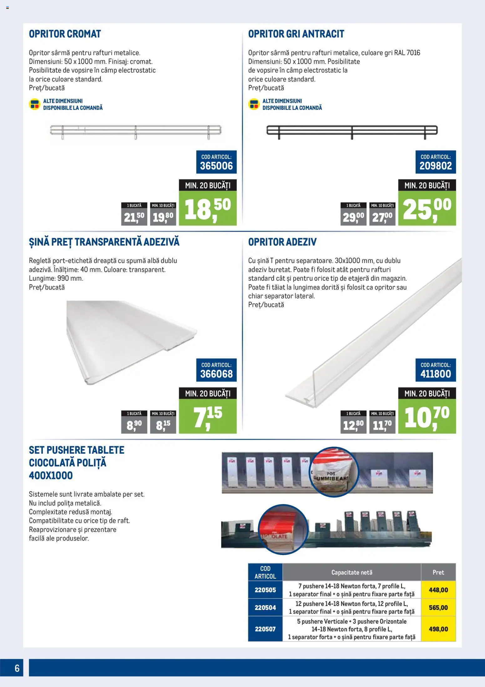 Catalog METRO 1 Iulie - 29 Septembrie 2026 | Pagina 6 | Produse: Etajeră, Ciocolată, Adeziv