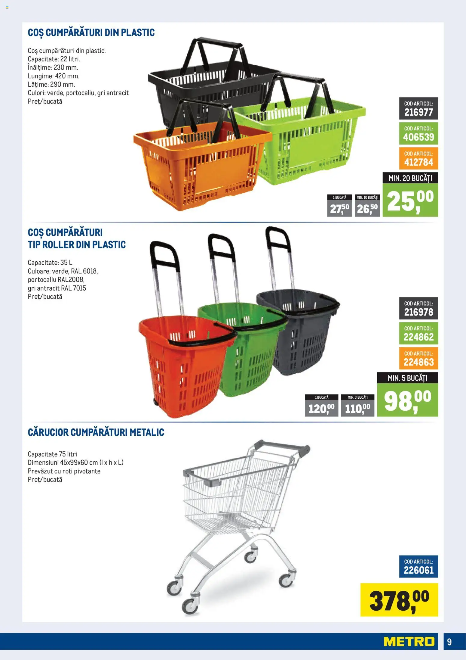 Catalog METRO 1 Iulie - 29 Septembrie 2026 | Pagina 9 | Produse: Coș