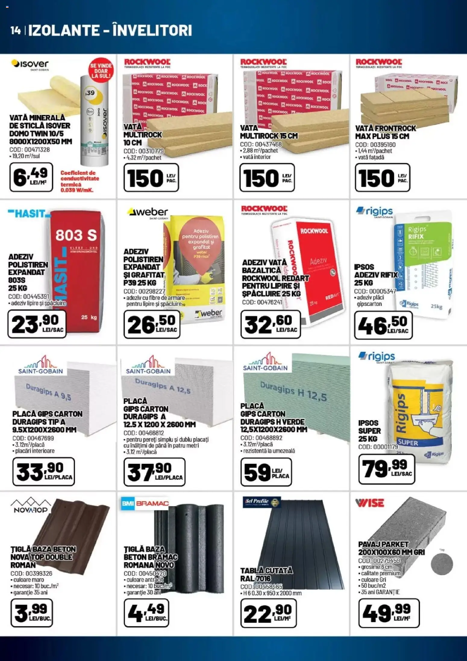 Catalog Ambient 7 Iulie - 12 August 2026 | Pagina 14 | Produse: Tablă, Țiglă, Polistiren, Adeziv