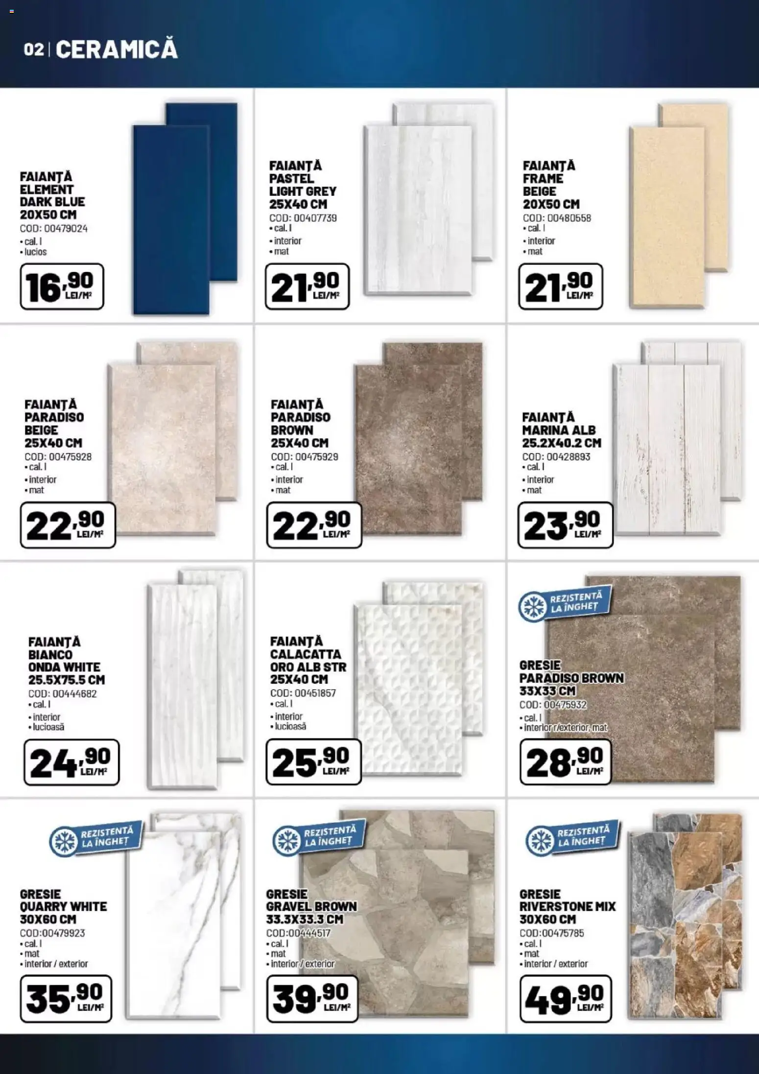 Catalog Ambient 7 Iulie - 12 August 2026 | Pagina 2 | Produse: Faianță, Gresie