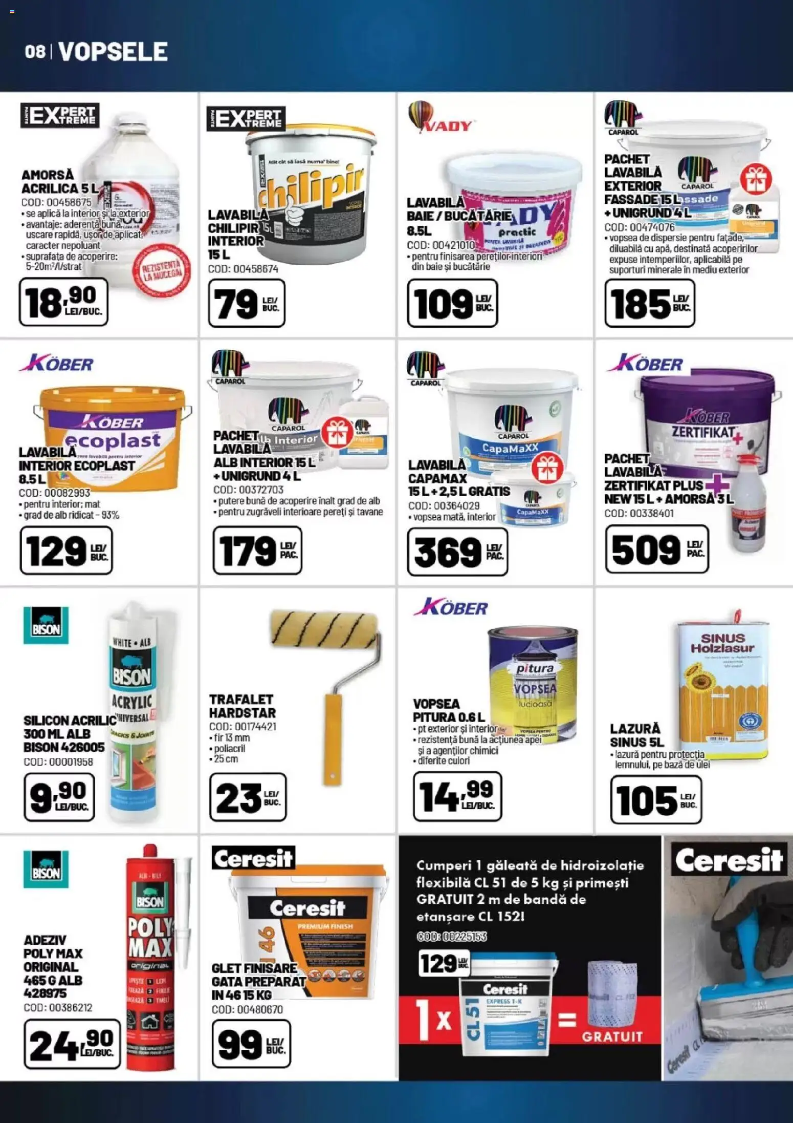Catalog Ambient 7 Iulie - 12 August 2026 | Pagina 8 | Produse: Ulei, Türk kahvesi öğütme değirmeni, Amorsă, Adeziv
