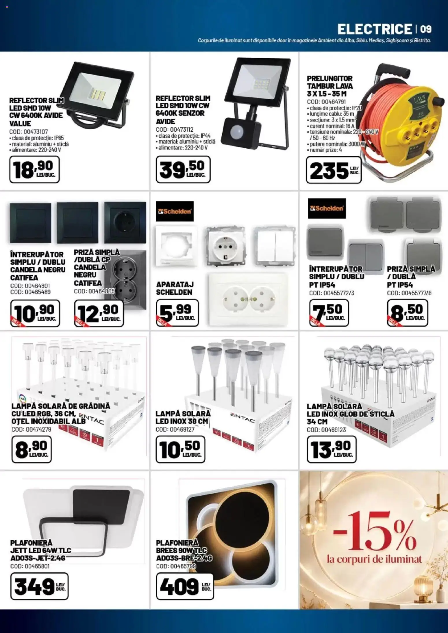 Catalog Ambient 7 Iulie - 12 August 2026 | Pagina 9 | Produse: Prelungitor, Cablu, Babak, Lampă