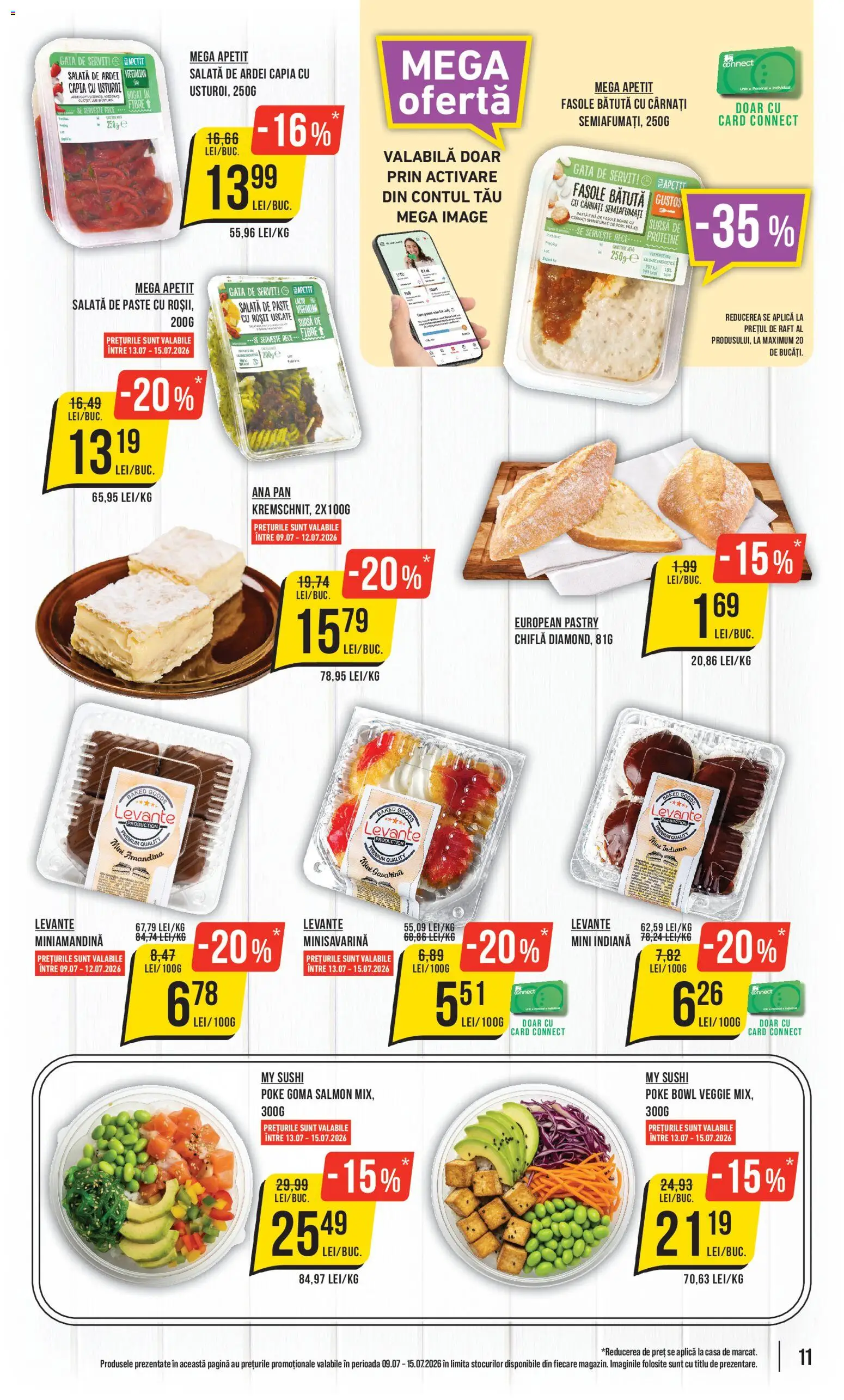 Catalog Mega Image 9 - 14 Iulie 2026 | Pagina 11 | Produse: Raft, Amandină, Paste, Usturoi