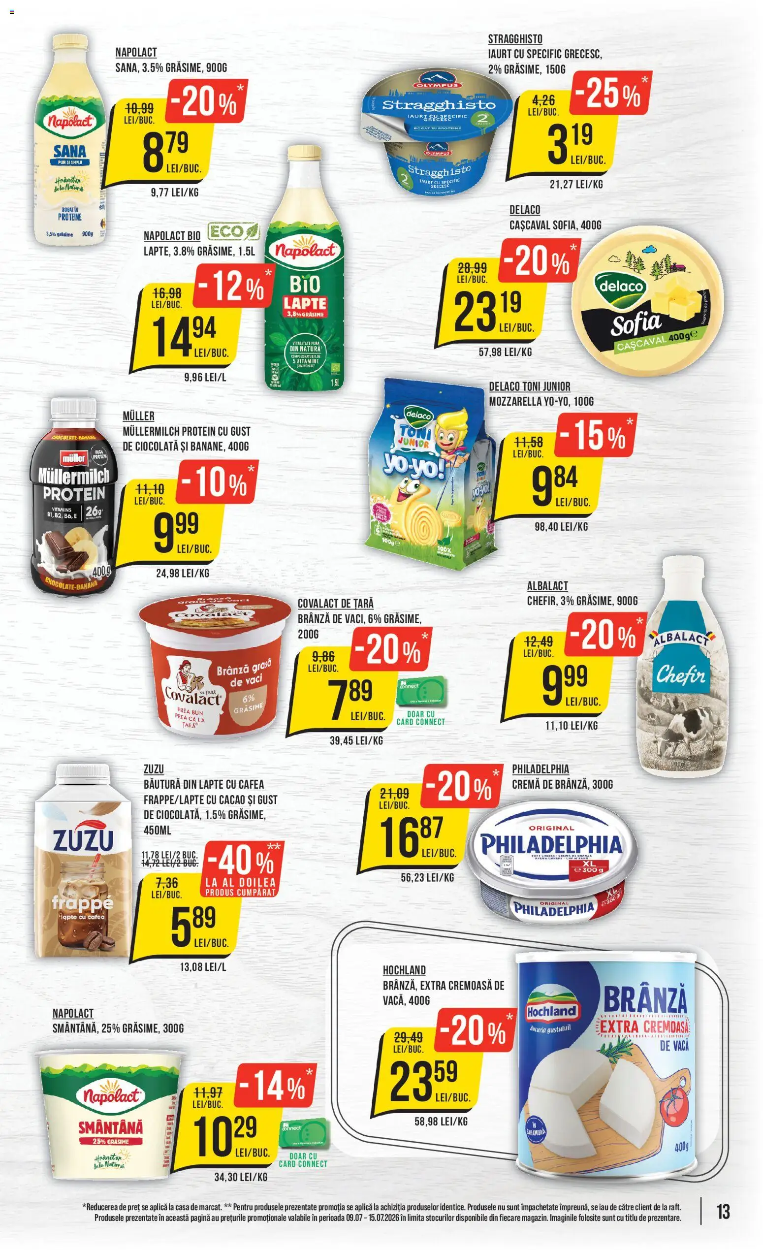 Catalog Mega Image 9 - 14 Iulie 2026 | Pagina 13 | Produse: Cașcaval, Lapte, Cremă, Cafea
