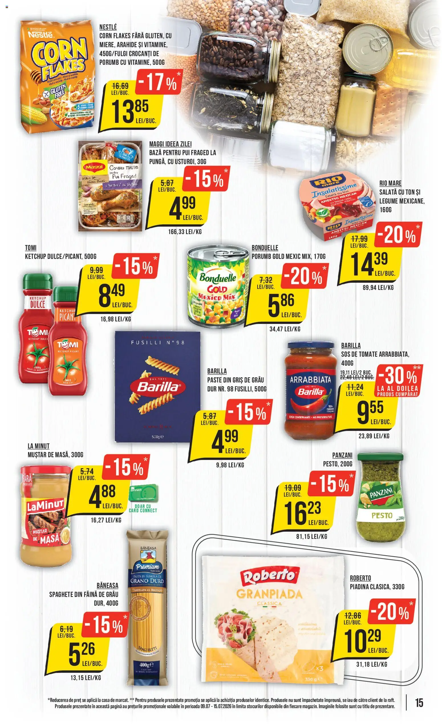 Catalog Mega Image 9 - 14 Iulie 2026 | Pagina 15 | Produse: Arahide, Porumb, Legume, Sos