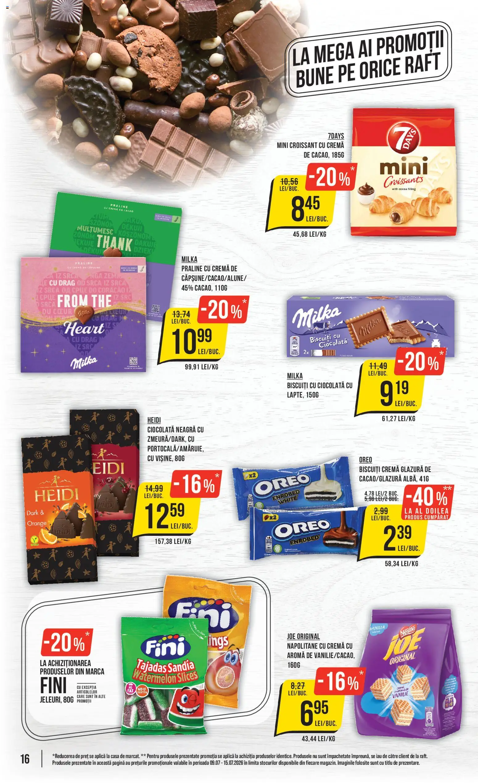 Catalog Mega Image 9 - 14 Iulie 2026 | Pagina 16 | Produse: Raft, Napolitane, Cacao, Biscuiți