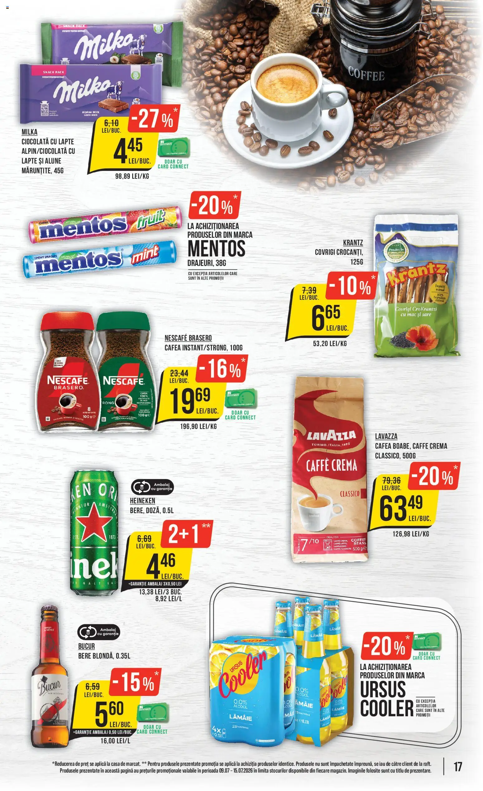 Catalog Mega Image 9 - 14 Iulie 2026 | Pagina 17 | Produse: Cafea, Ciocolată, Sare, Lămâie