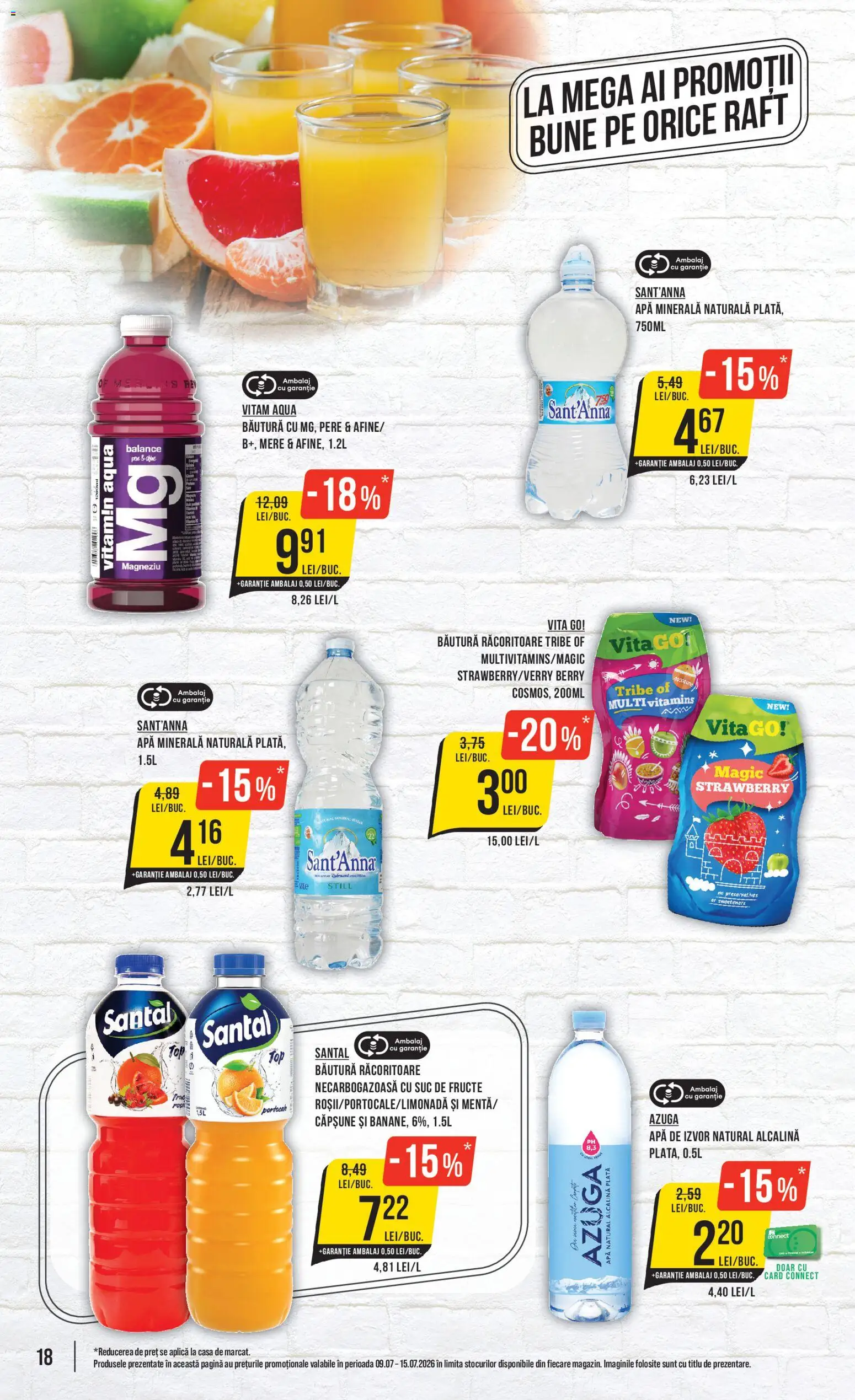 Catalog Mega Image 9 - 14 Iulie 2026 | Pagina 18 | Produse: Yazı tahtası kalemi, Mere, Portocale, Apă