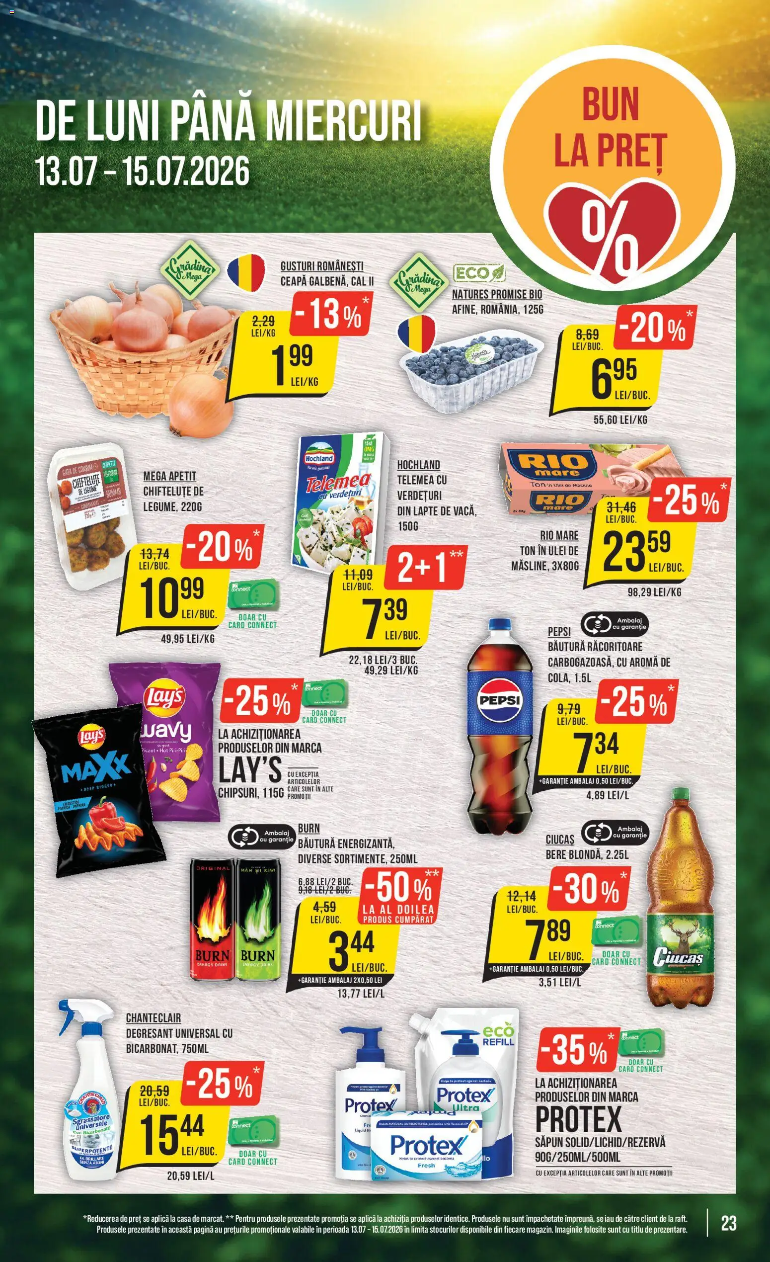 Catalog Mega Image 9 - 14 Iulie 2026 | Pagina 23 | Produse: Măsline, Lapte, Bere, Legume