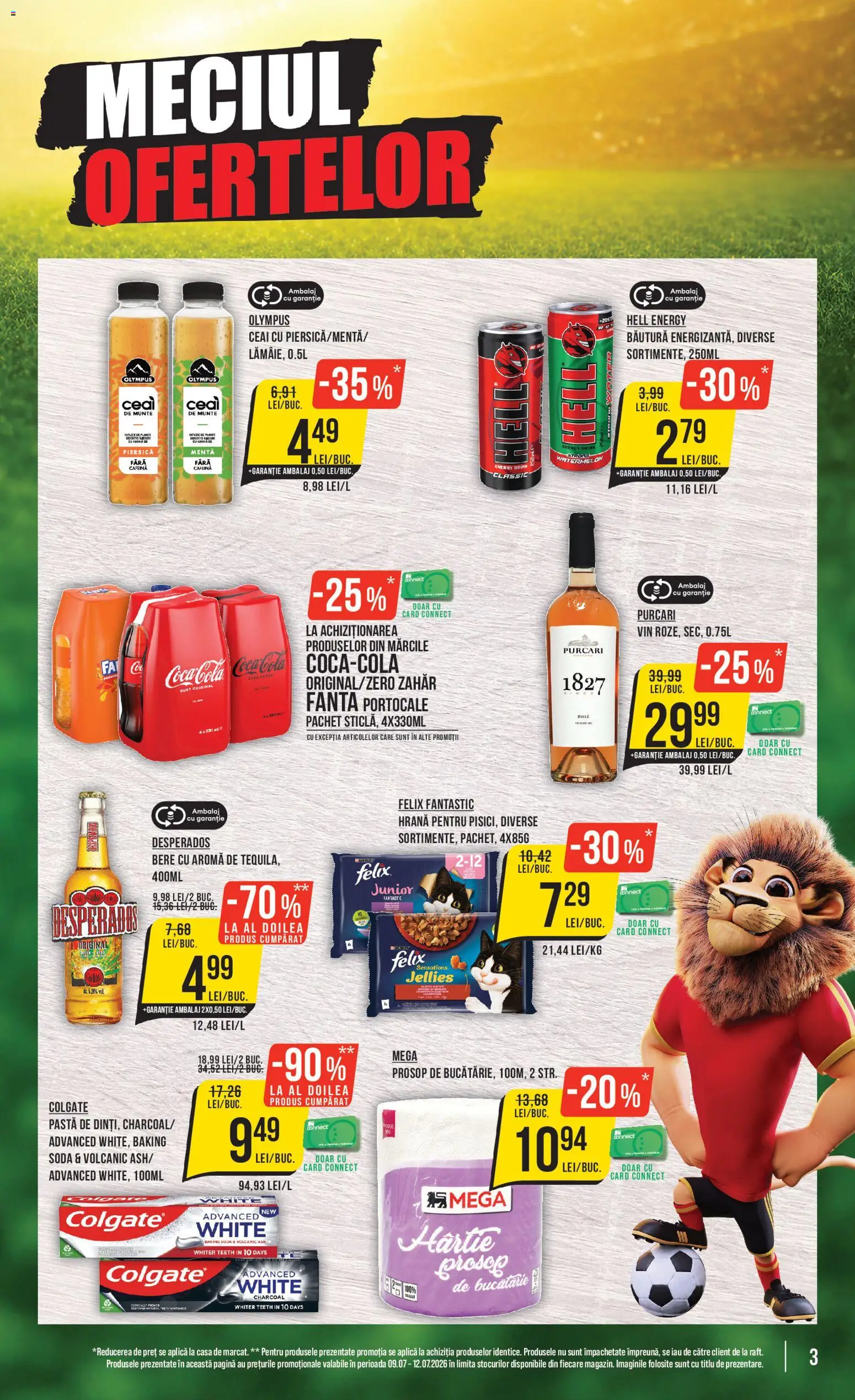 Catalog Mega Image 9 - 14 Iulie 2026 | Pagina 3 | Produse: Eğitim çantaları, Vin, Bere, Ceai
