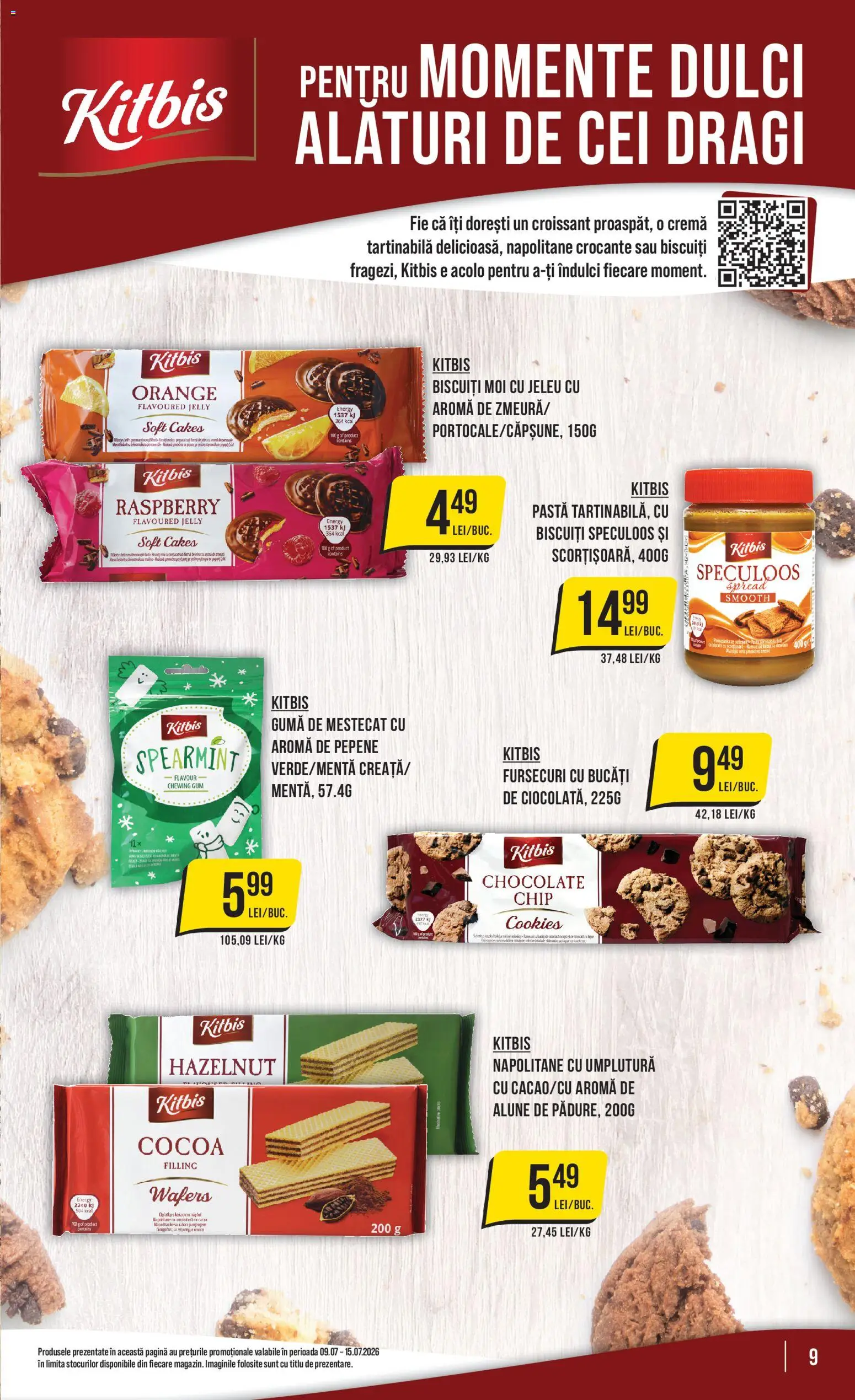 Catalog Mega Image 9 - 14 Iulie 2026 | Pagina 9 | Produse: Napolitane, Alune, Cremă, Cremă tartinabilă