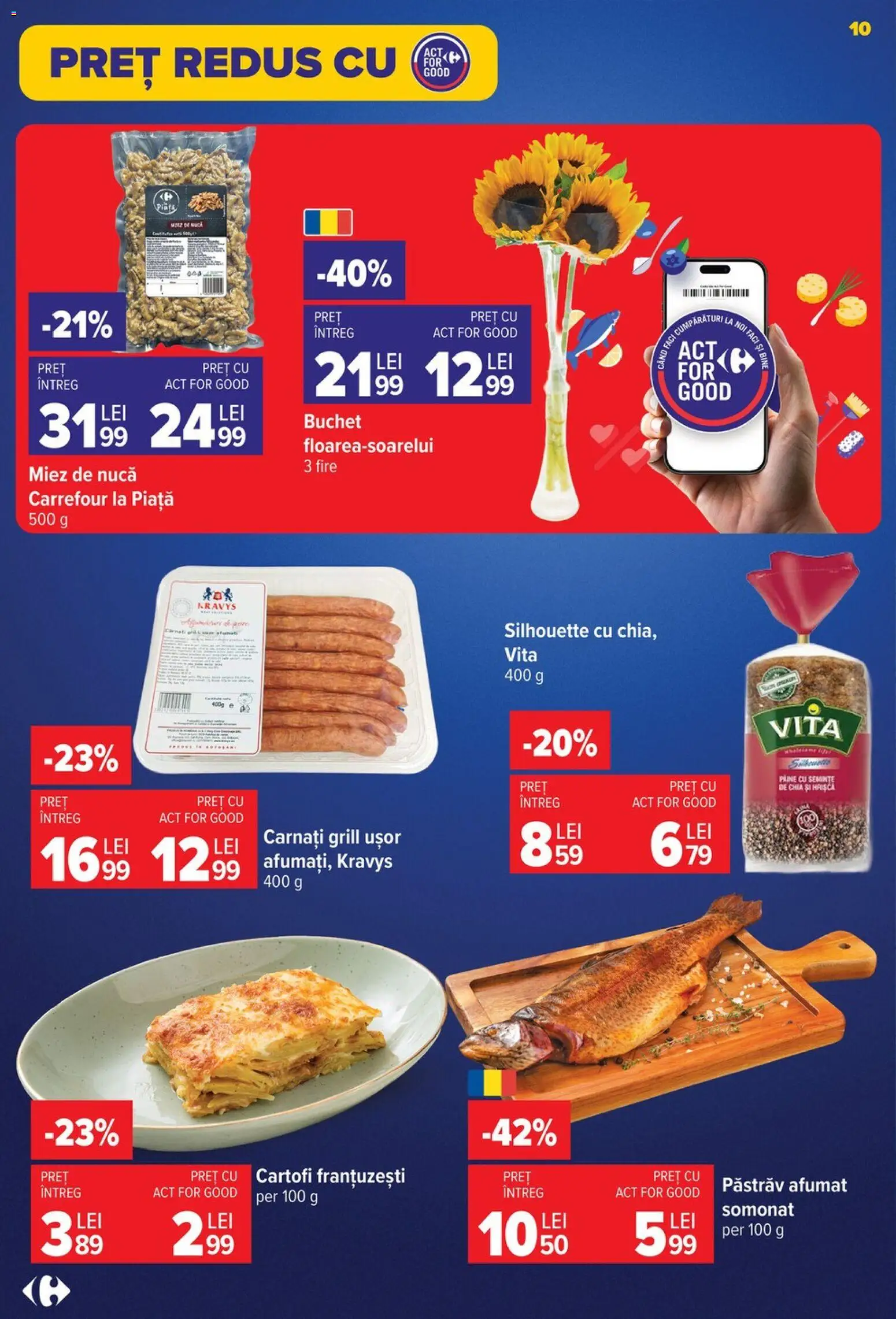 Catalog Carrefour 8 - 13 Iulie 2026 | Pagina 11 | Produse: Grill, Semințe, Pâine, Cârnați