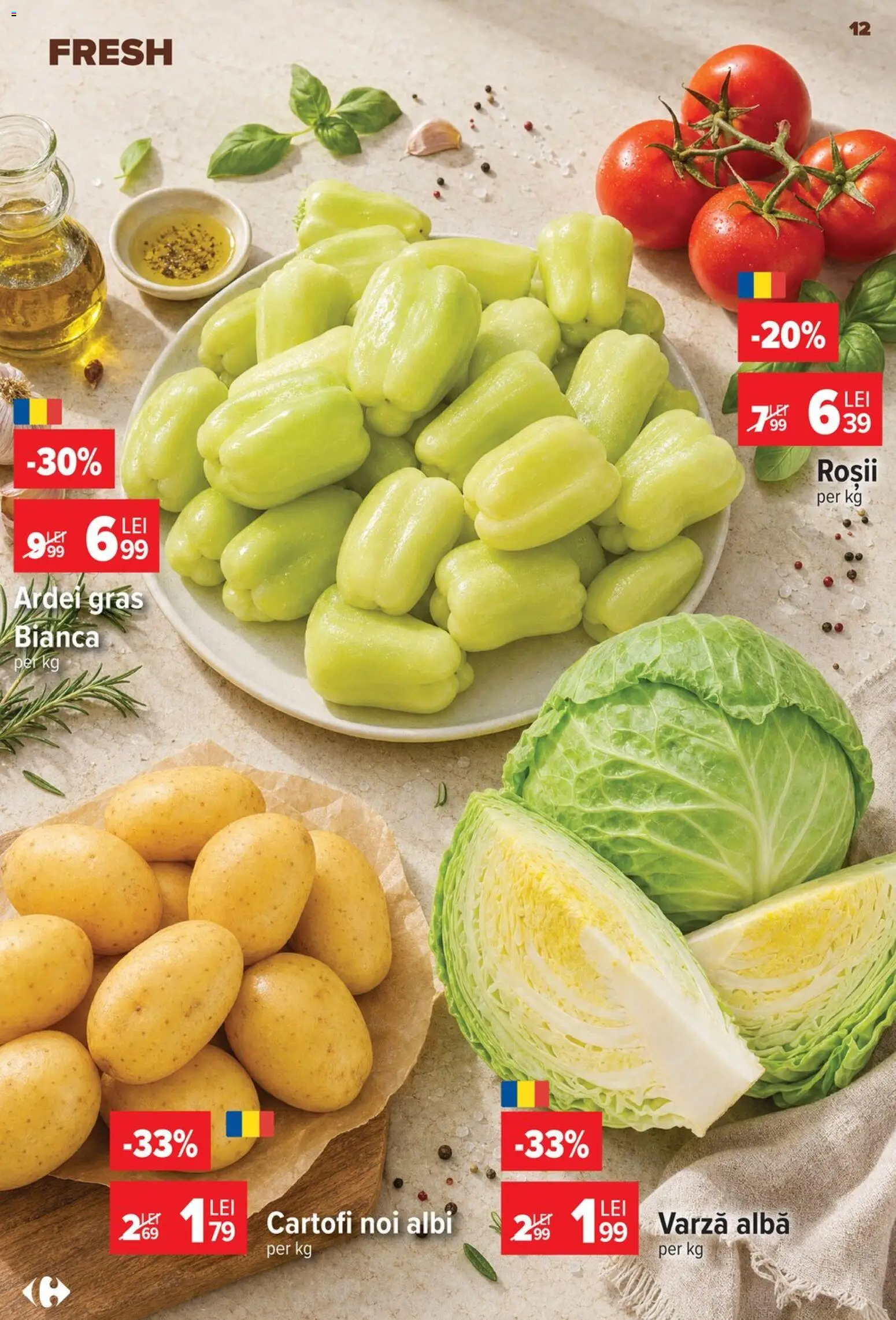 Catalog Carrefour 8 - 13 Iulie 2026 | Pagina 13 | Produse: Varză, Ardei, Roșii, Cartofi