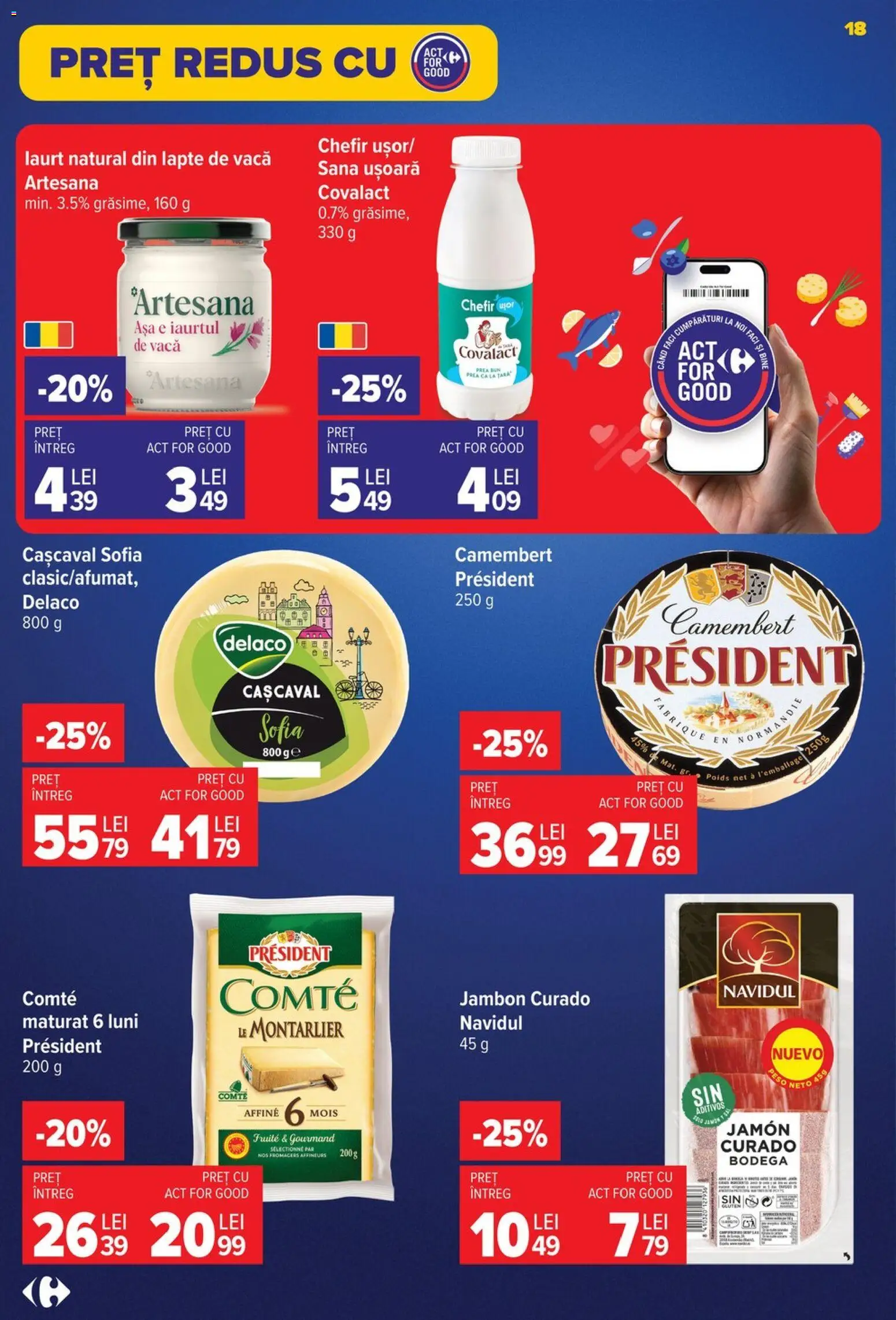 Catalog Carrefour 8 - 13 Iulie 2026 | Pagina 19 | Produse: Light Kedi Konservesi, Cașcaval, Lapte