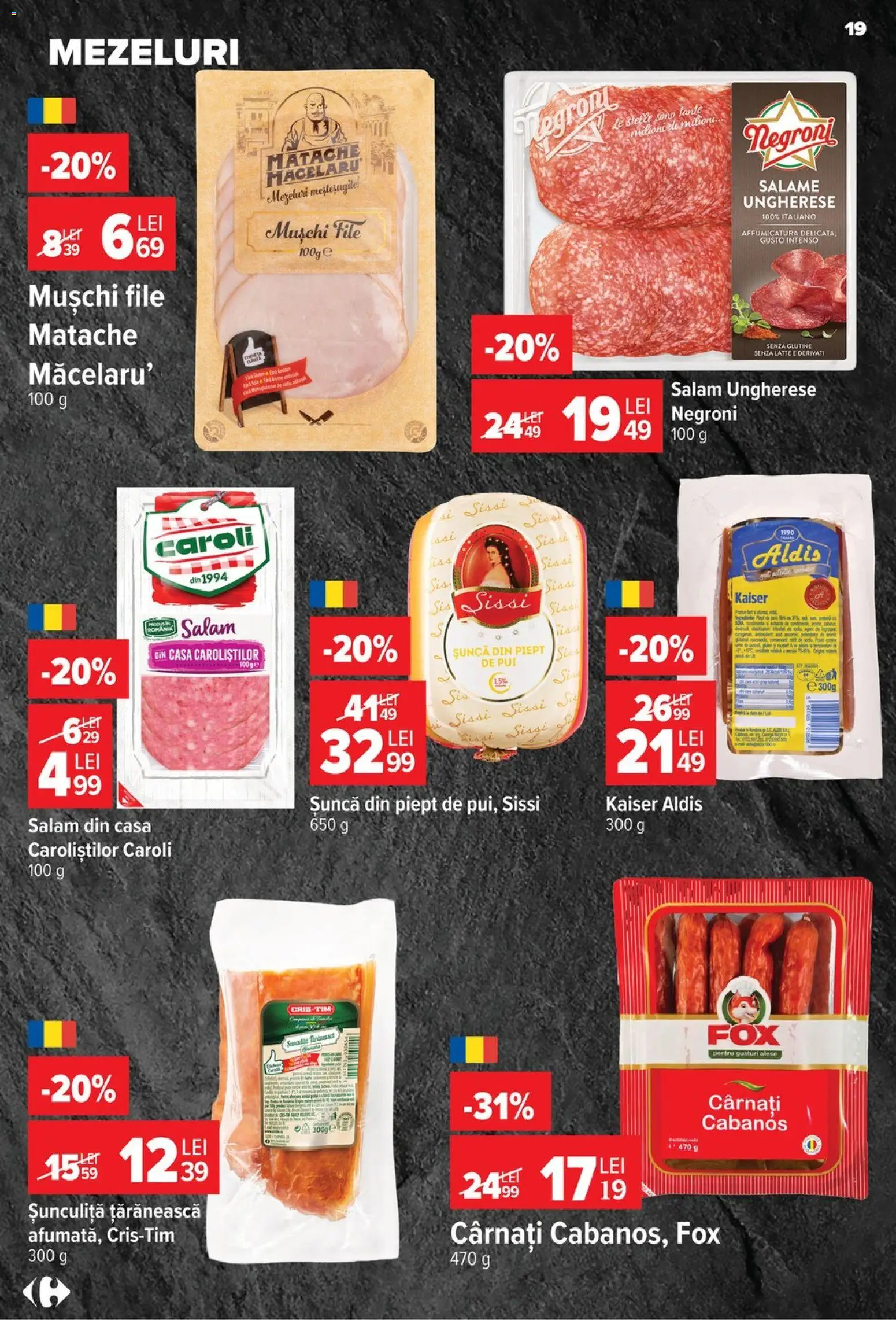 Catalog Carrefour 8 - 13 Iulie 2026 | Pagina 20 | Produse: Hacıyatmaz Kedi Oyuncağı, Salam, Șuncă, Cârnați